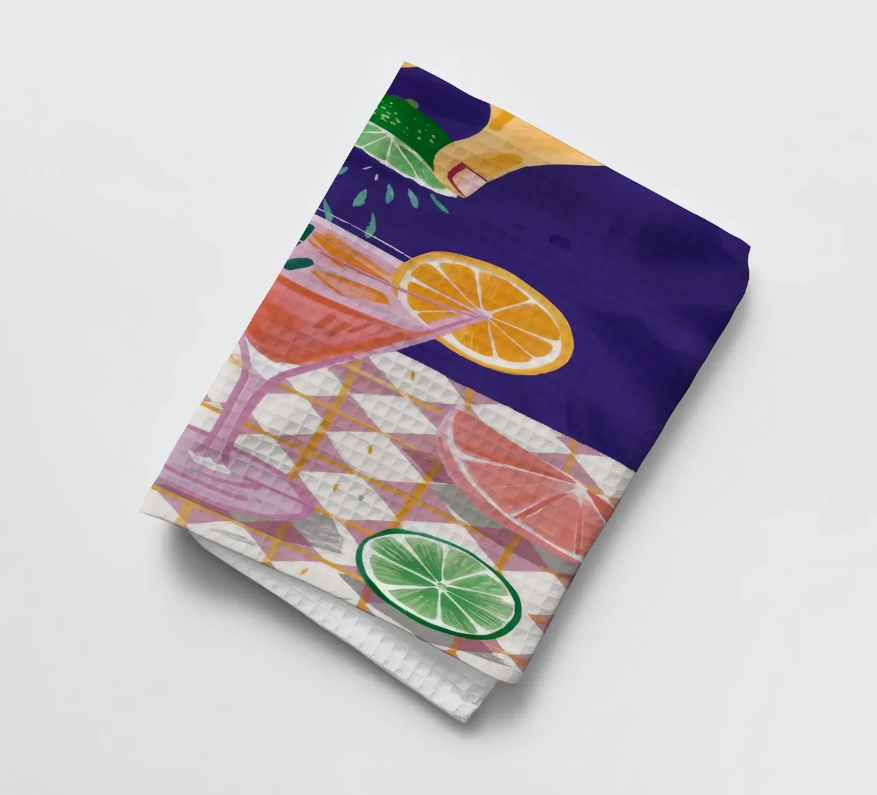 Cocktail di lime e arancia canovaccio da cucina da Muse Artworks