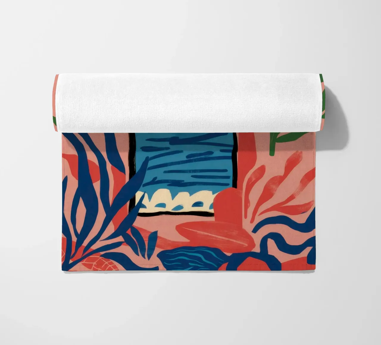 Vista finestra astratta telo mare da Pale Aura