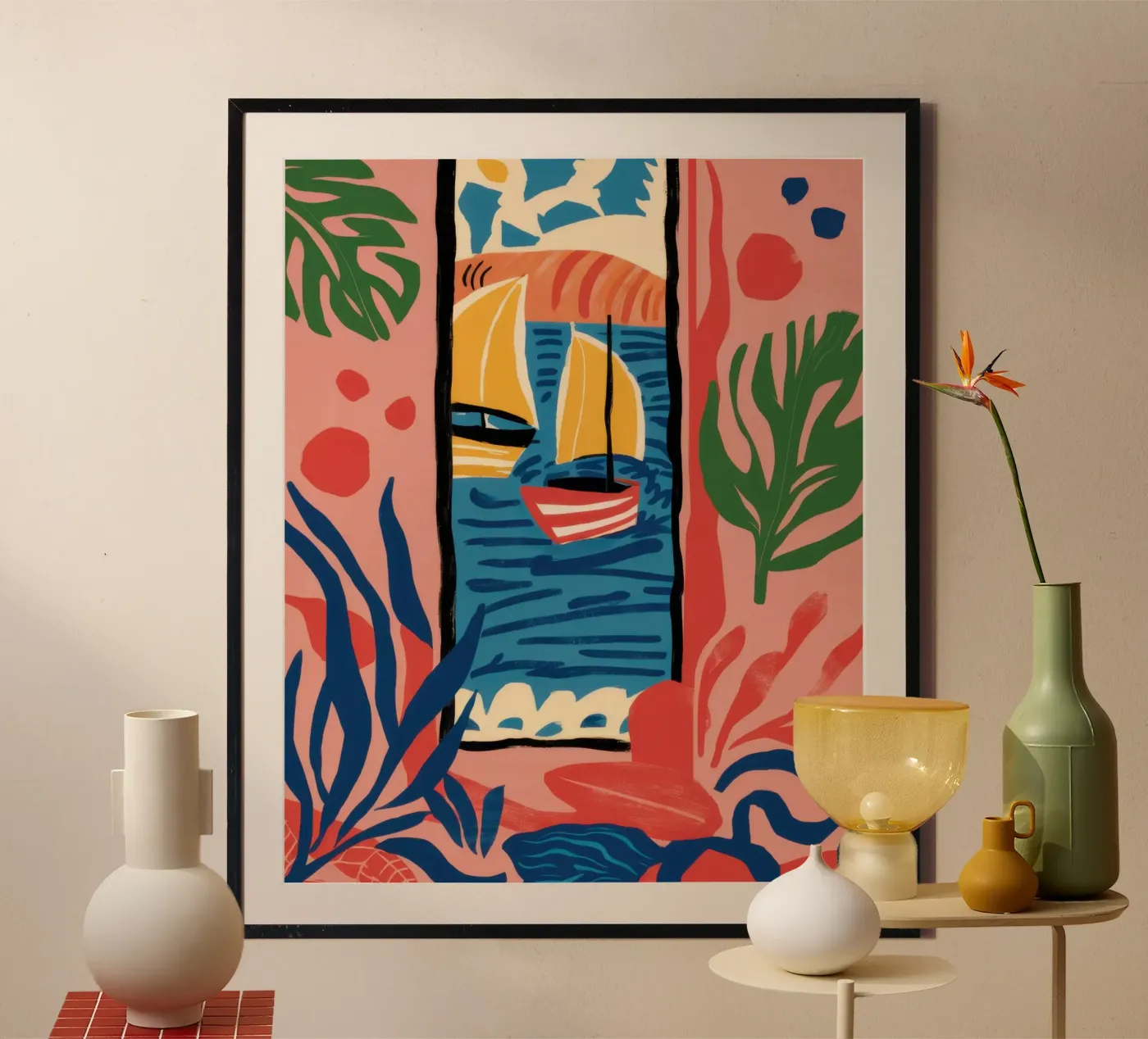 Abstract Window View poster by Pale Aura