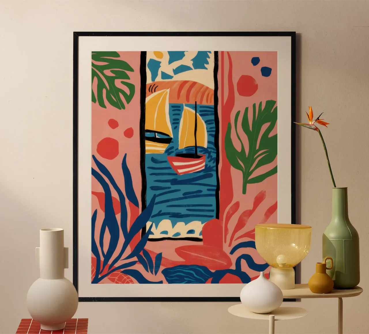 Abstract Window View poster by Pale Aura