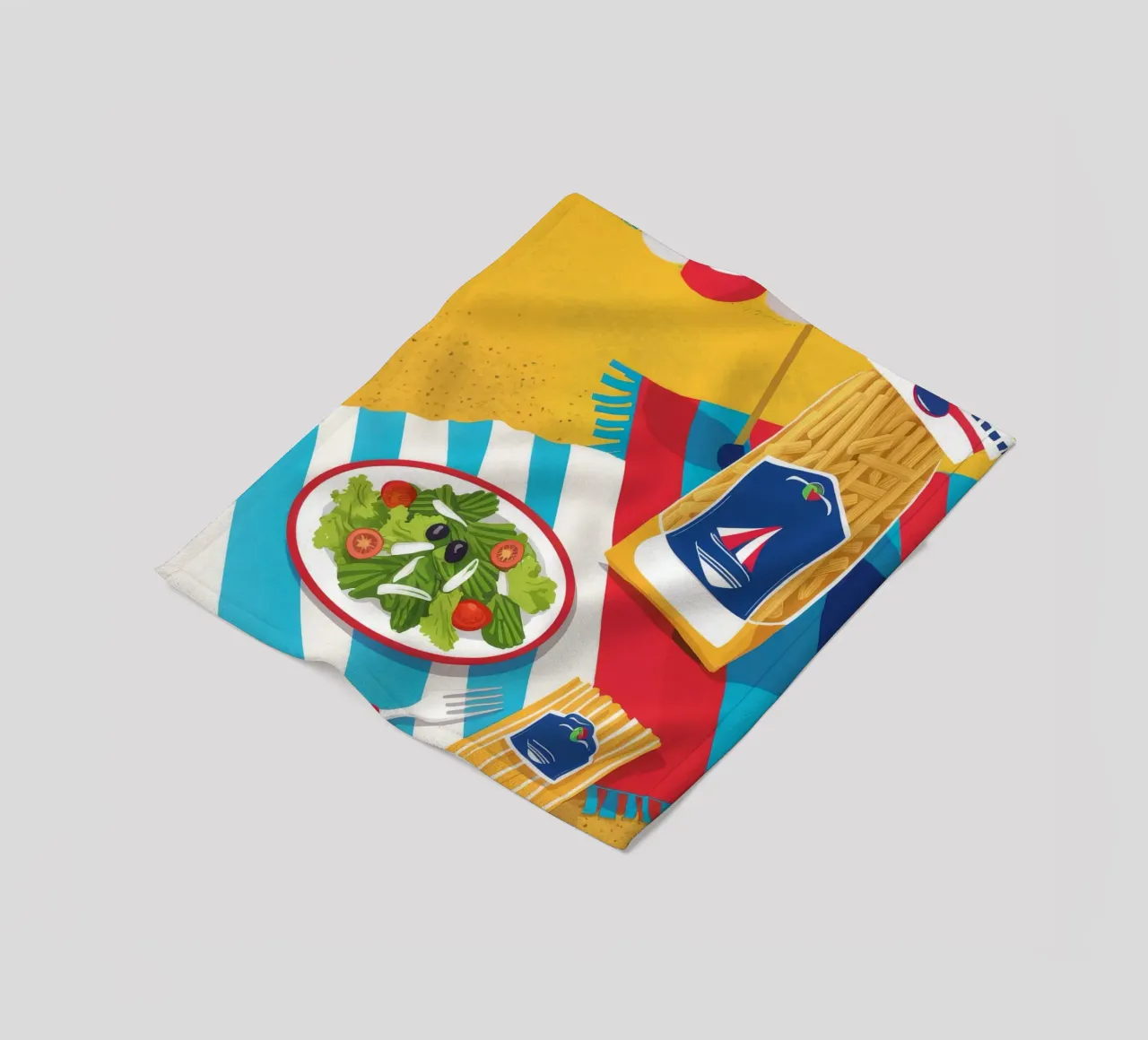Elementi essenziali per la giornata in spiaggia coperta in pile da Muse Artworks