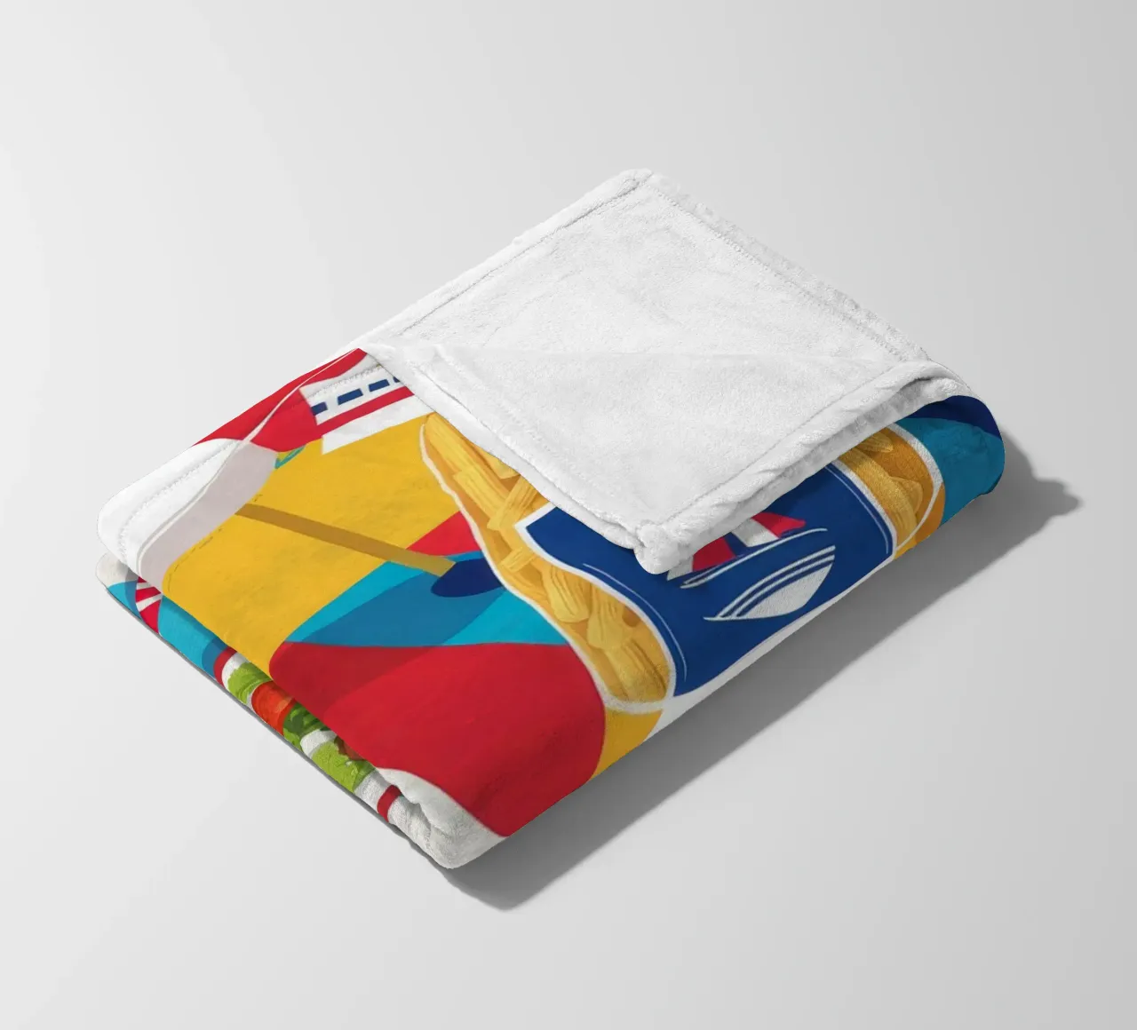 Elementi essenziali per la giornata in spiaggia coperta in pile da Muse Artworks