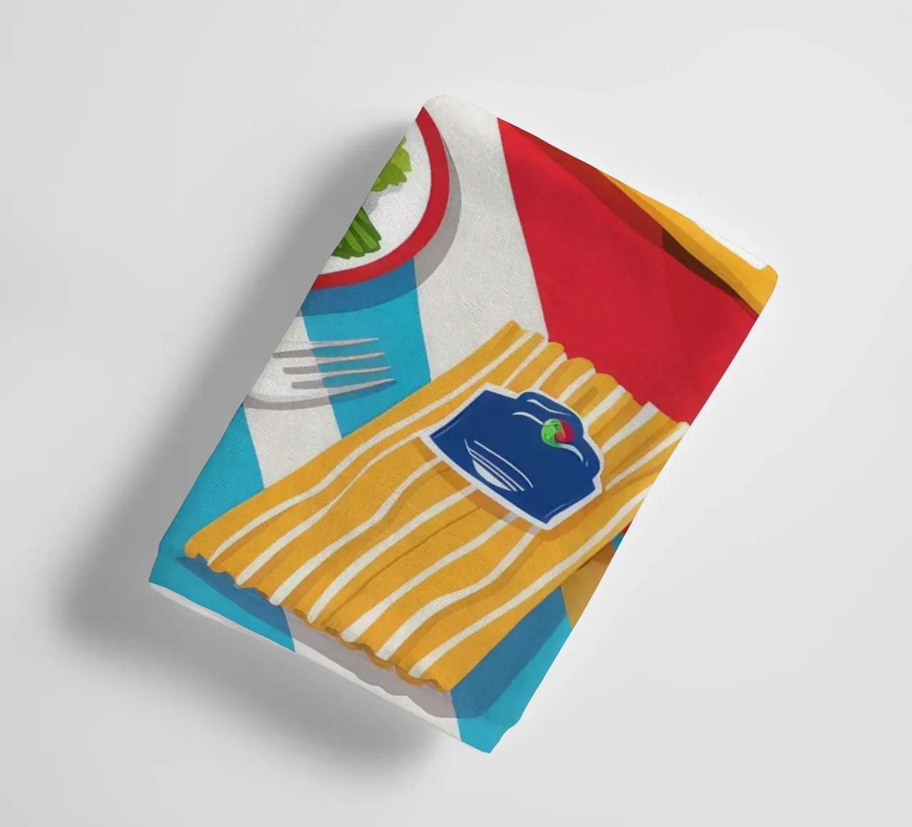 Elementi essenziali per la giornata in spiaggia asciugamano da bagno da Muse Artworks