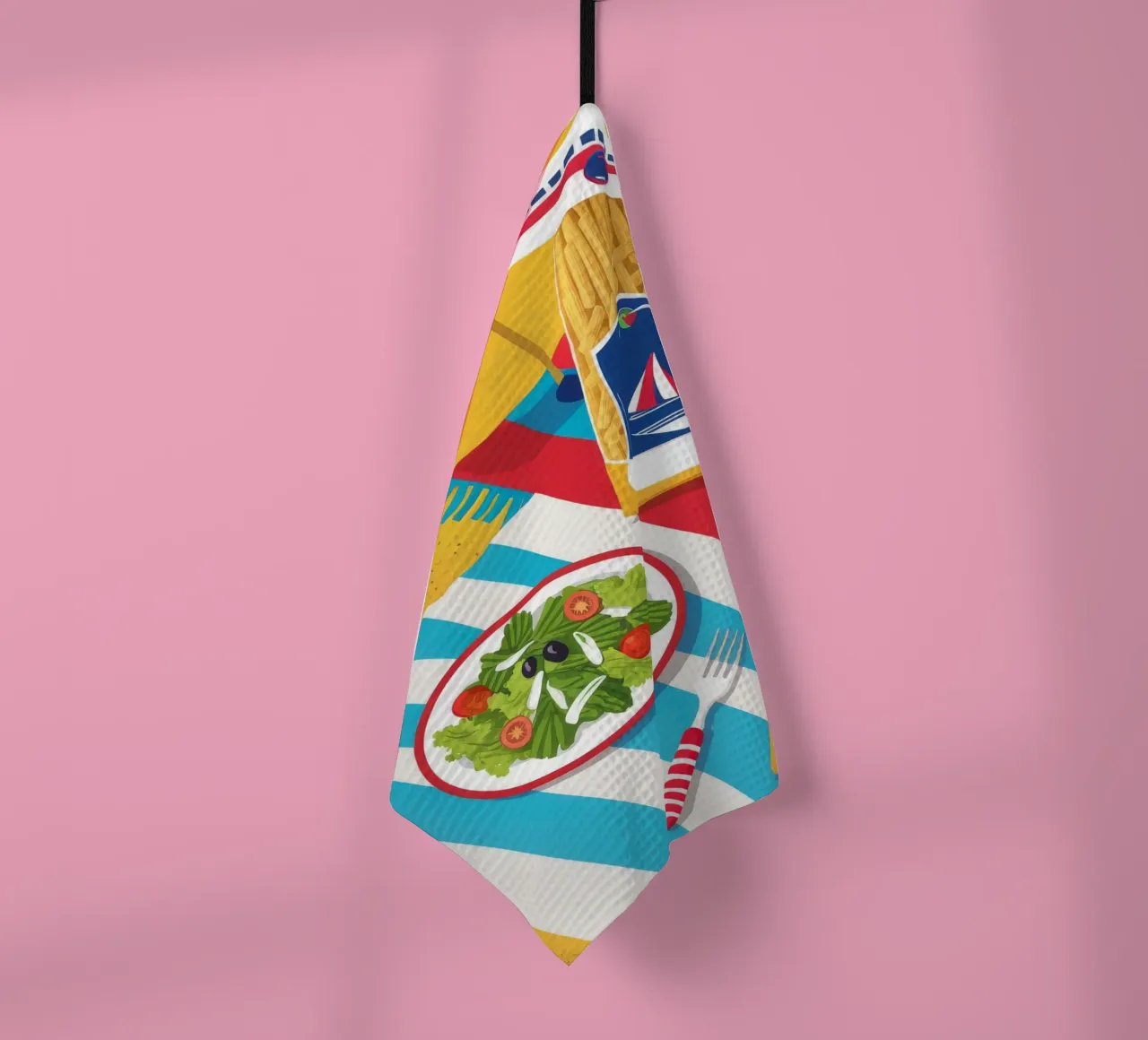 Elementi essenziali per la giornata in spiaggia canovaccio da cucina da Muse Artworks