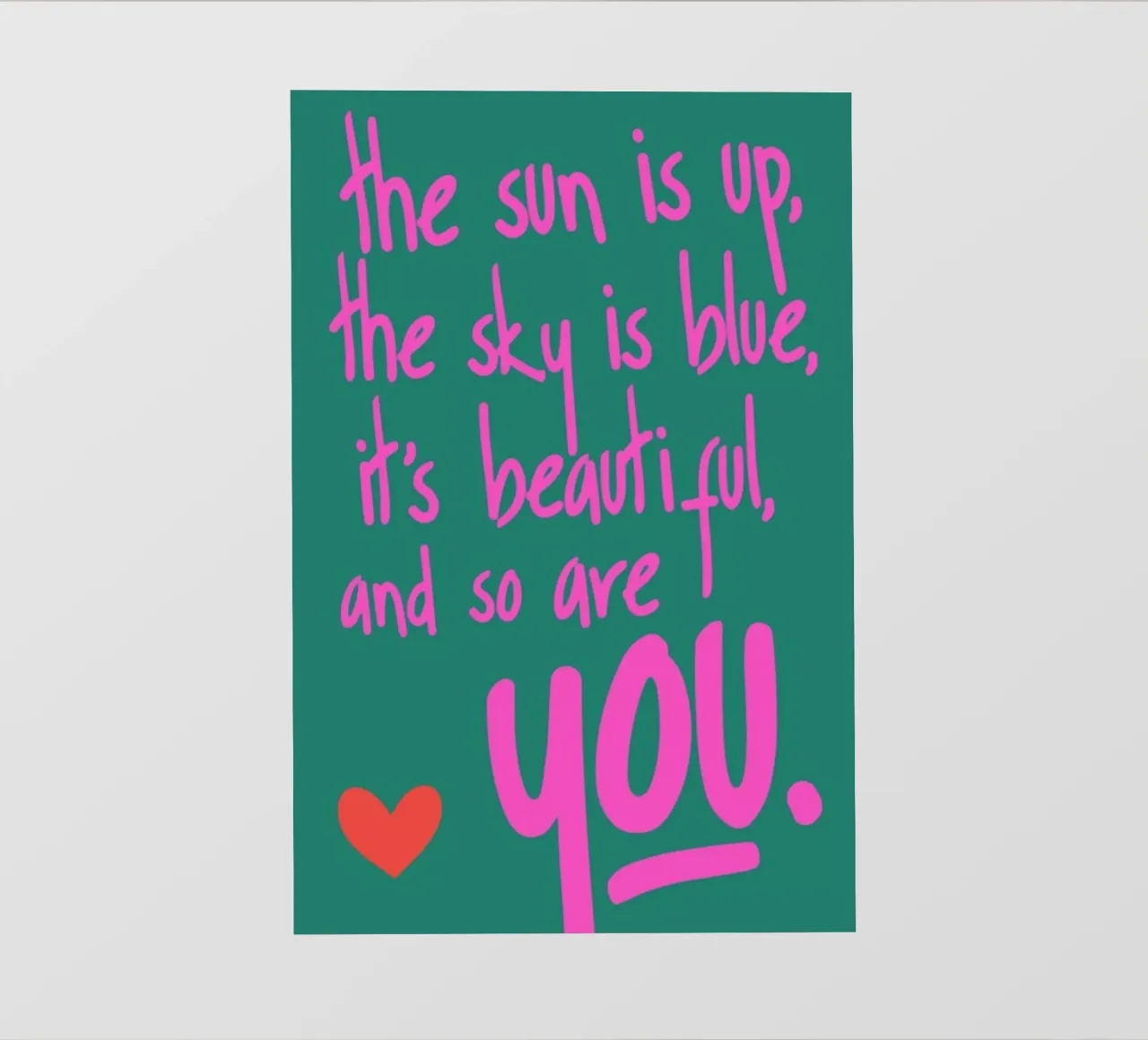 You Are Beautiful pvc cover by Kubistika