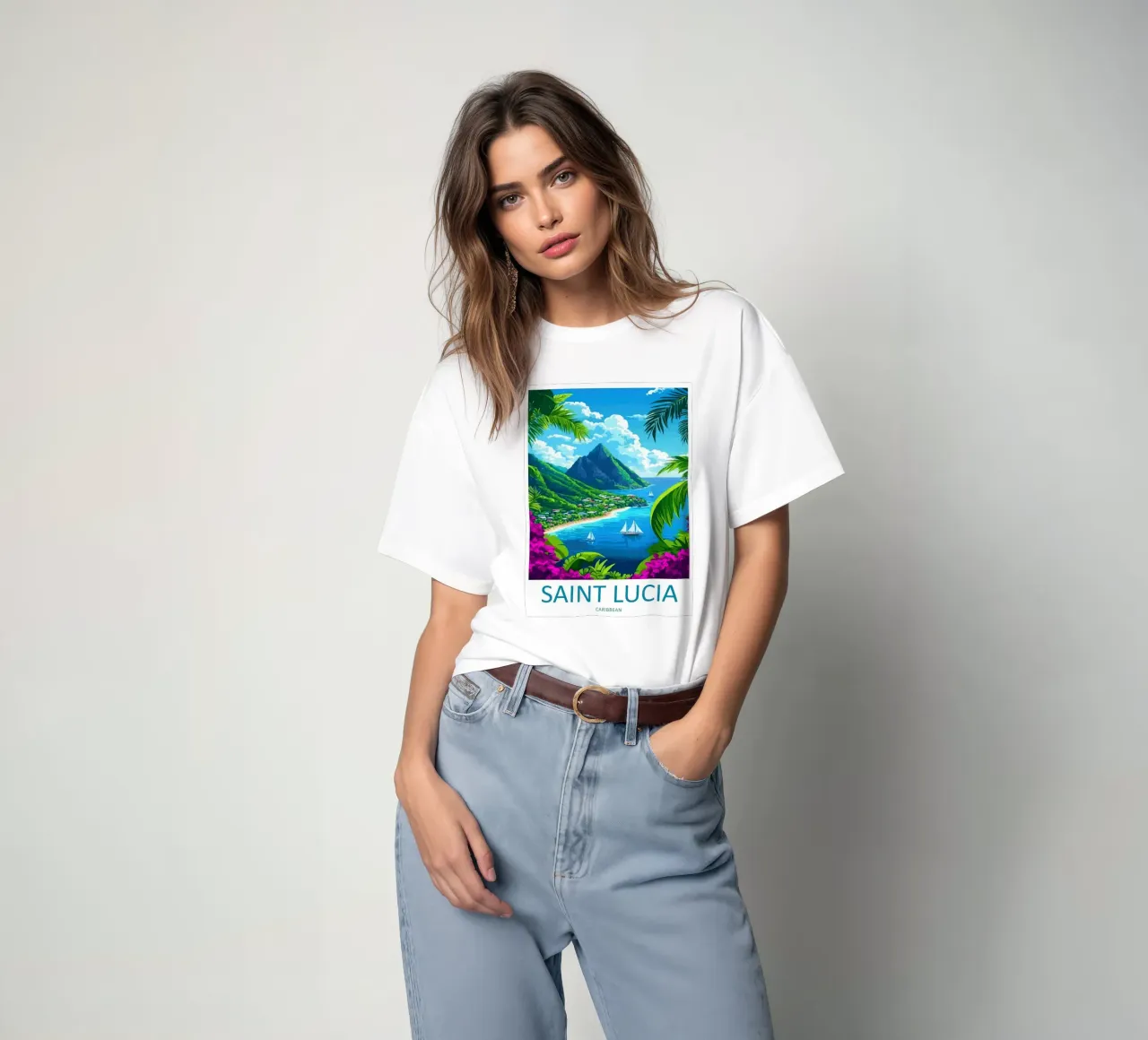 Saint Lucia t-shirt by Travel