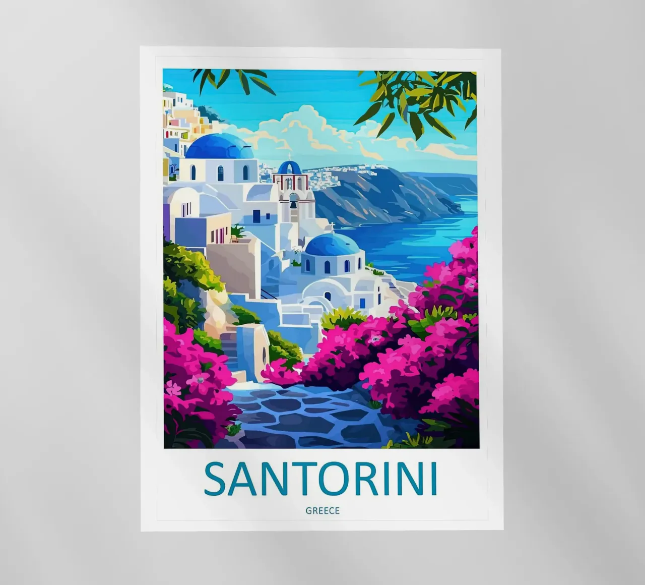 Santorini Greece pellicola backlit da Travel