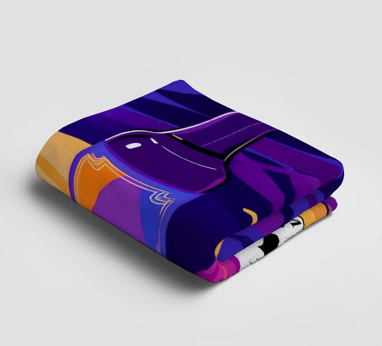 Gioco del vino con le carte da gioco asciugamano da bagno da Muse Artworks