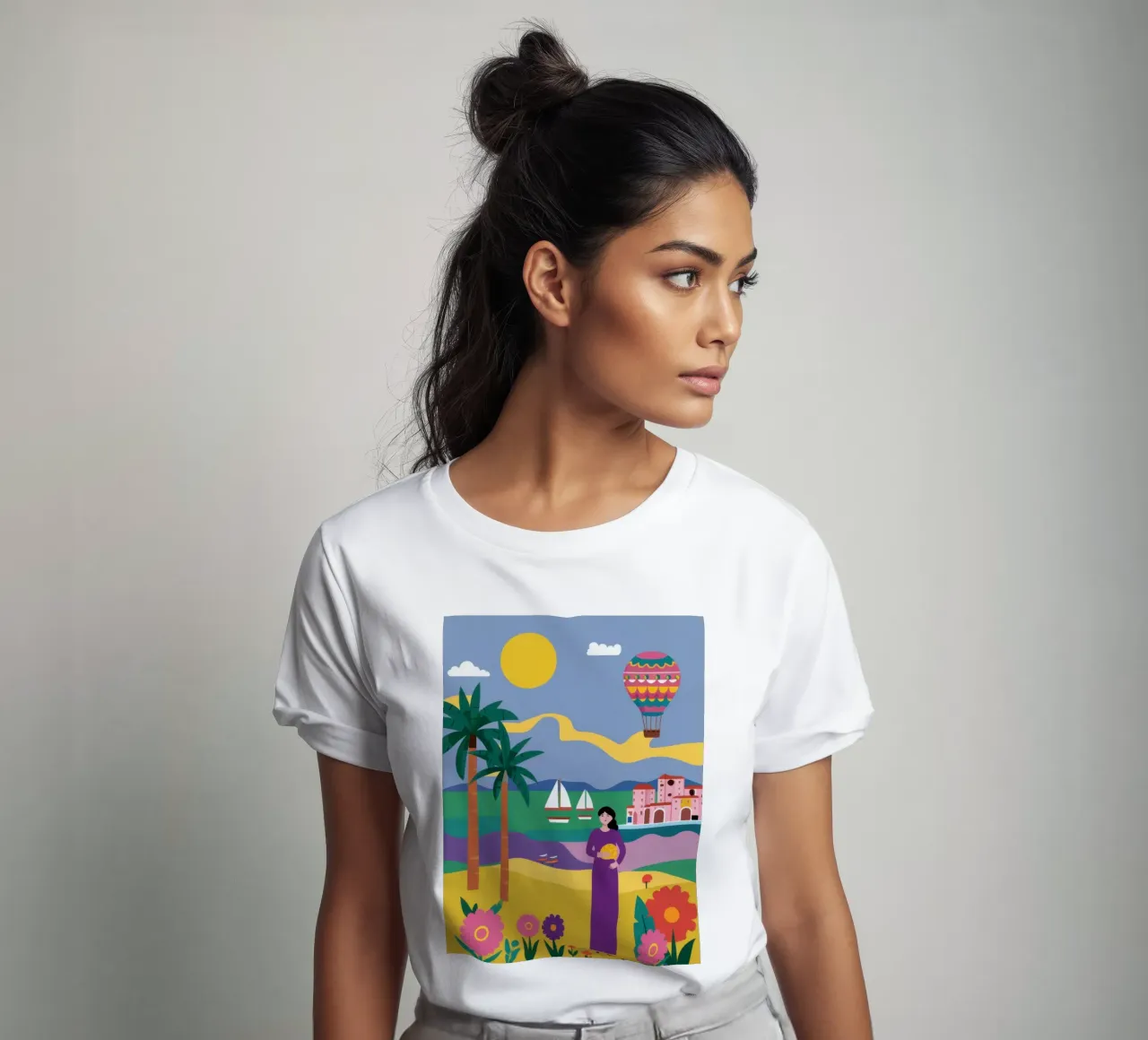Beatitudine dei palloncini in spiaggia t-shirt da Sentinel Glow