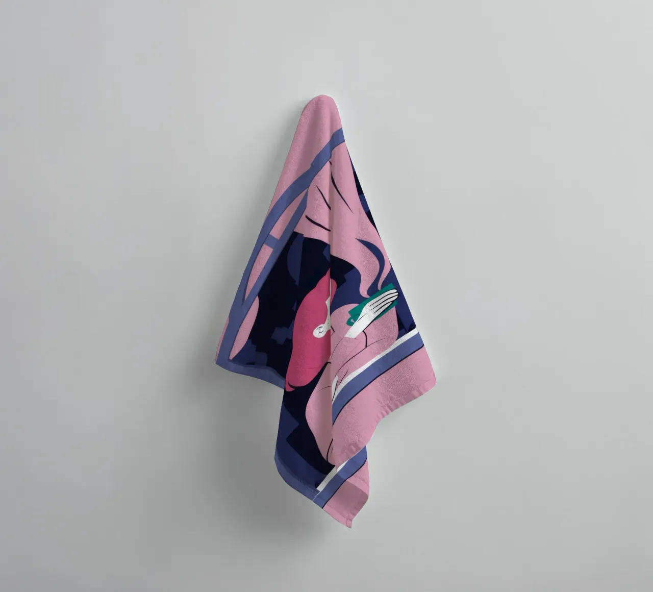 Window Steam Contemplation towel by Stone Decade