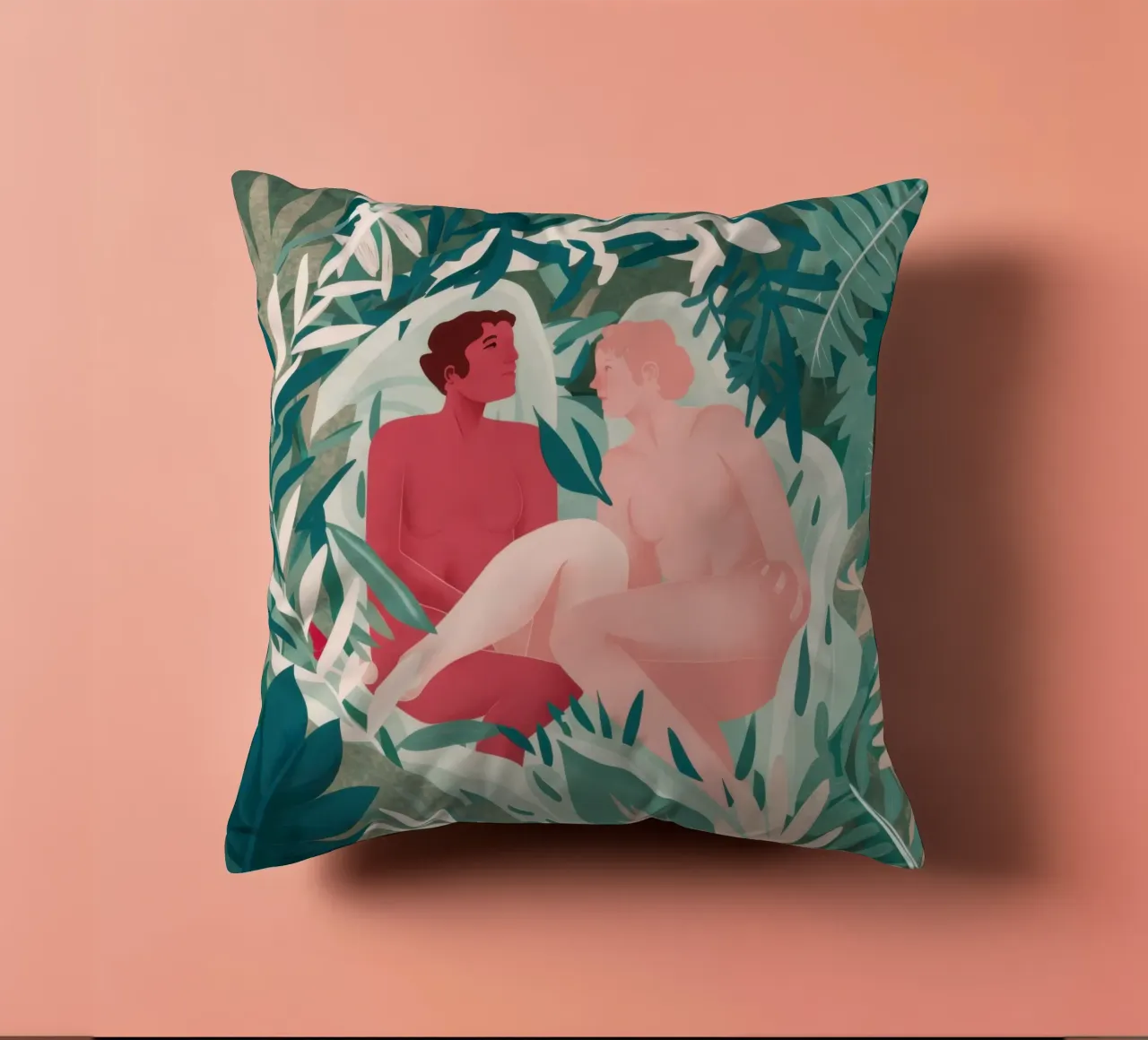 Giungla nuda in posa cuscino da Pale Aura