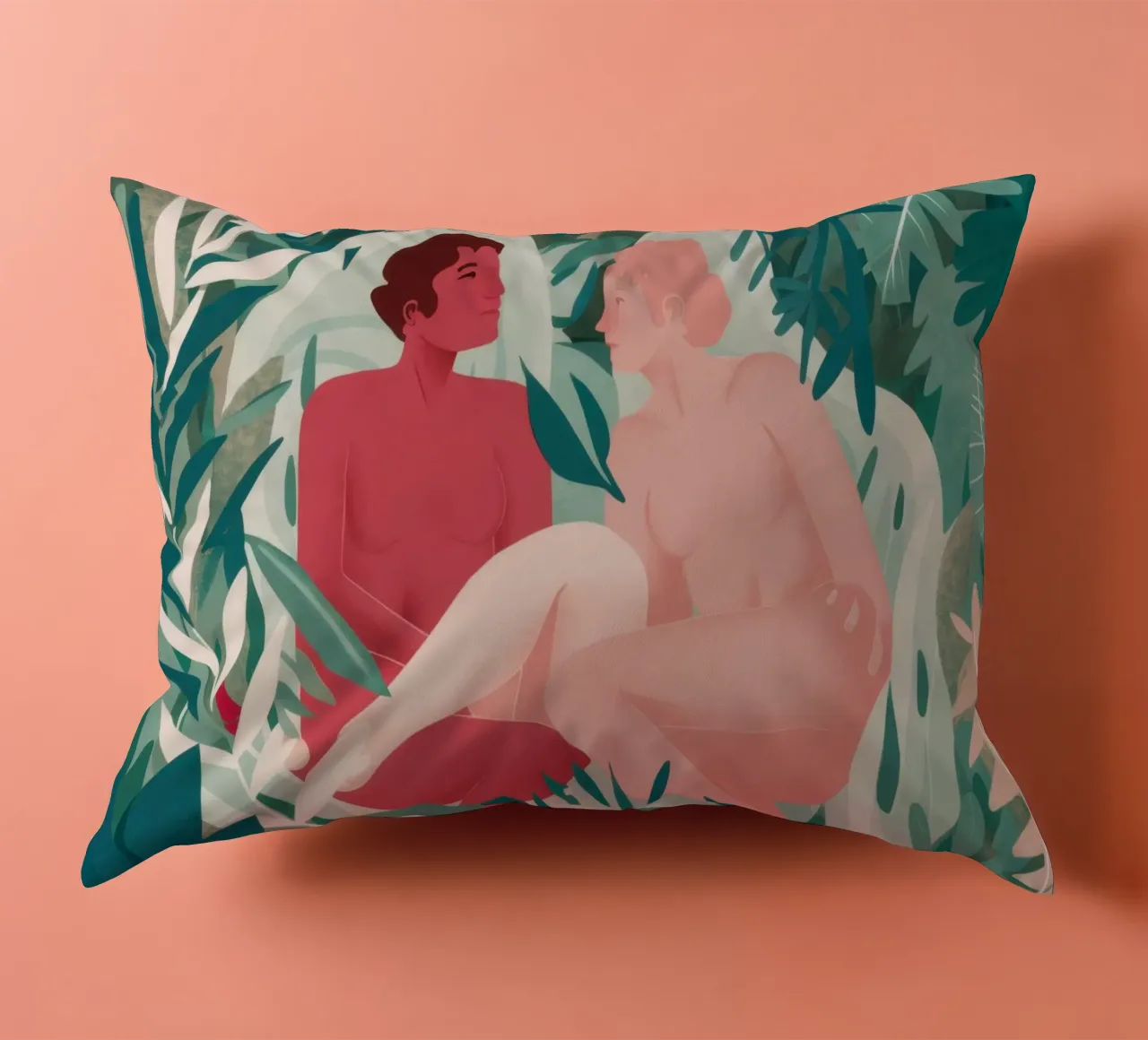 Giungla nuda in posa cuscino da Pale Aura