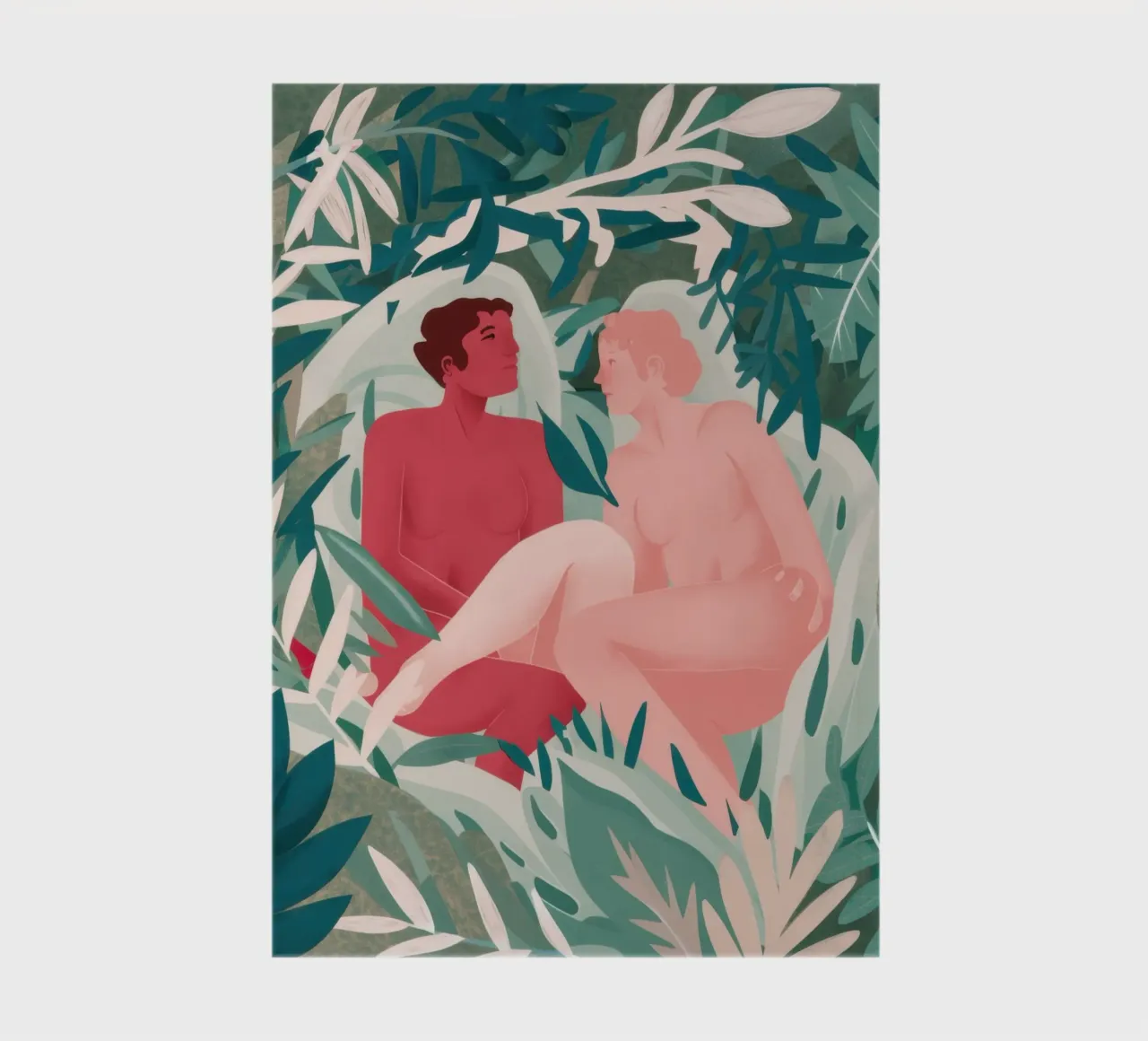 Jungle Nude Repose notebook by Pale Aura