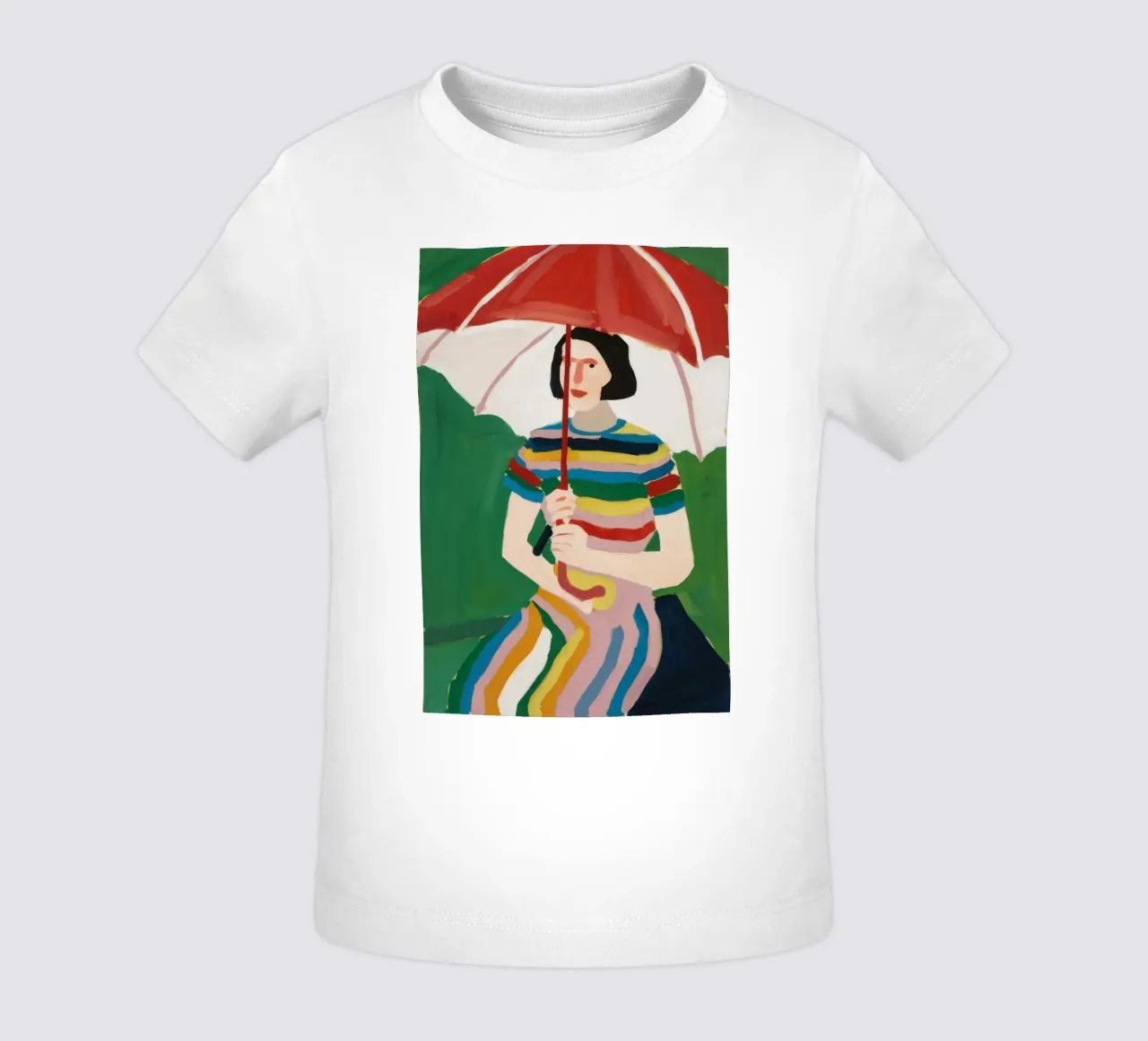 Rainbow Umbrella Repose maglietta neonato da Sentinel Glow
