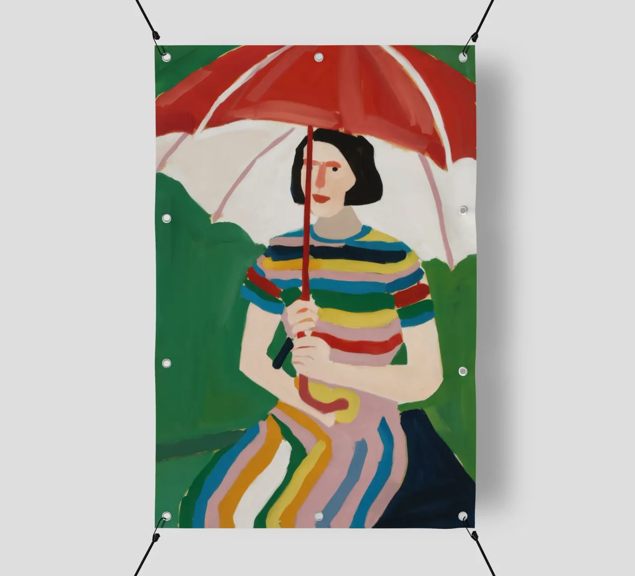 Rainbow Umbrella Repose telo in pvc da Sentinel Glow