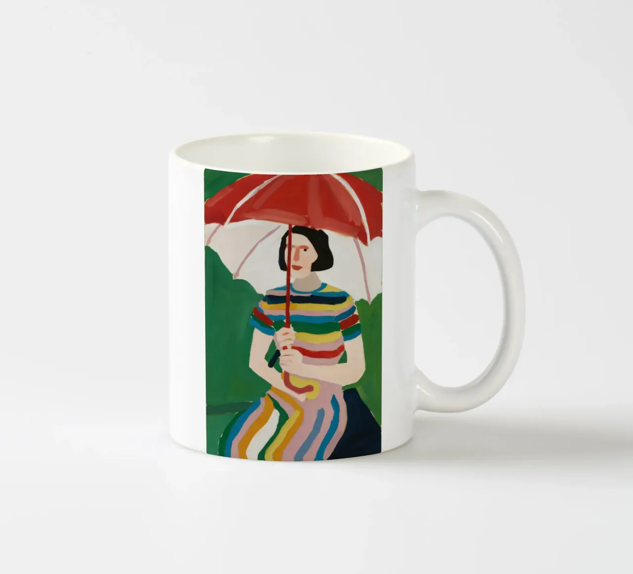 Rainbow Umbrella Repose tazza in ceramica da Sentinel Glow