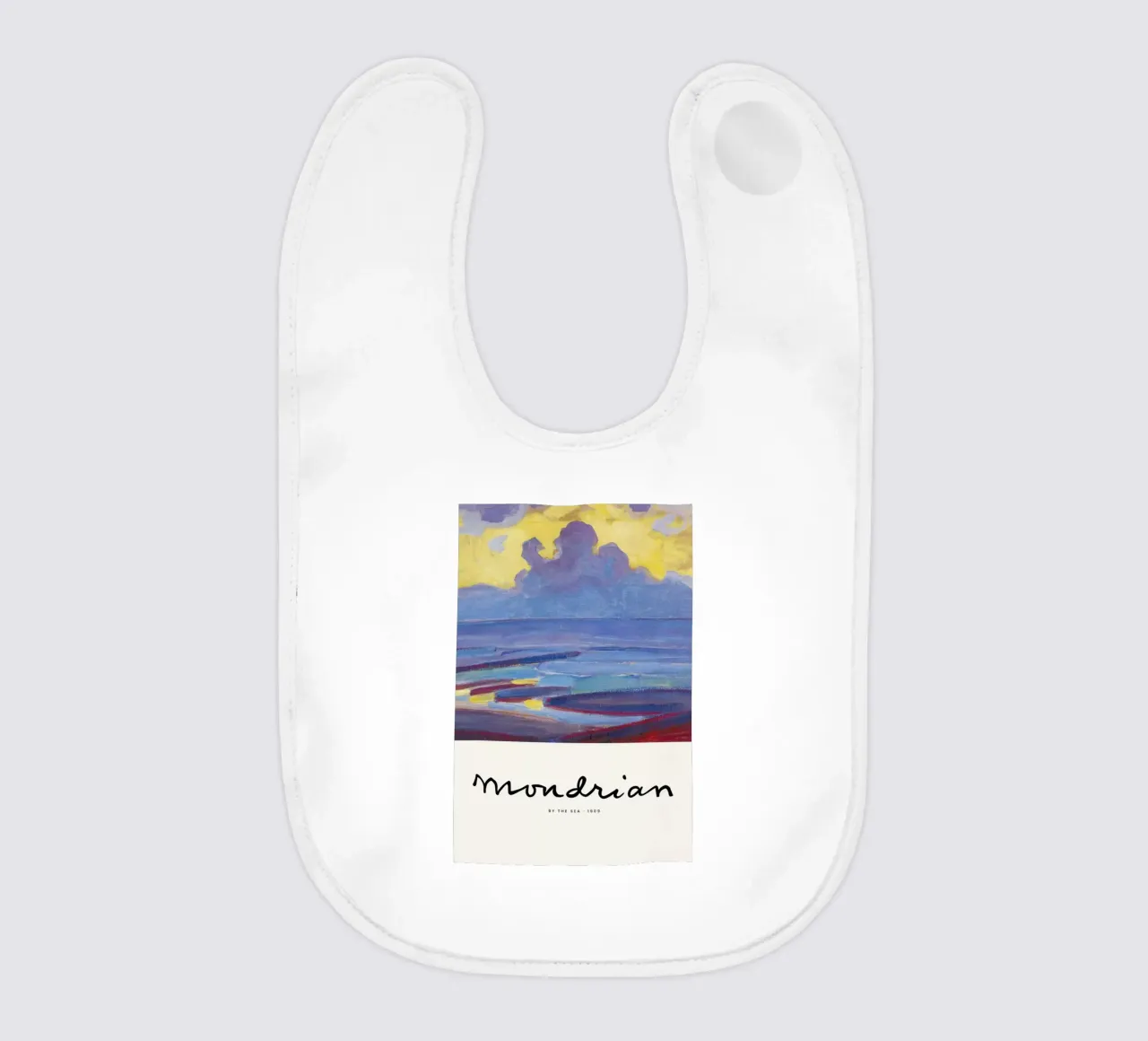 Mondrian – Signed By the Sea bavaglino da Vintage by JUNIQE