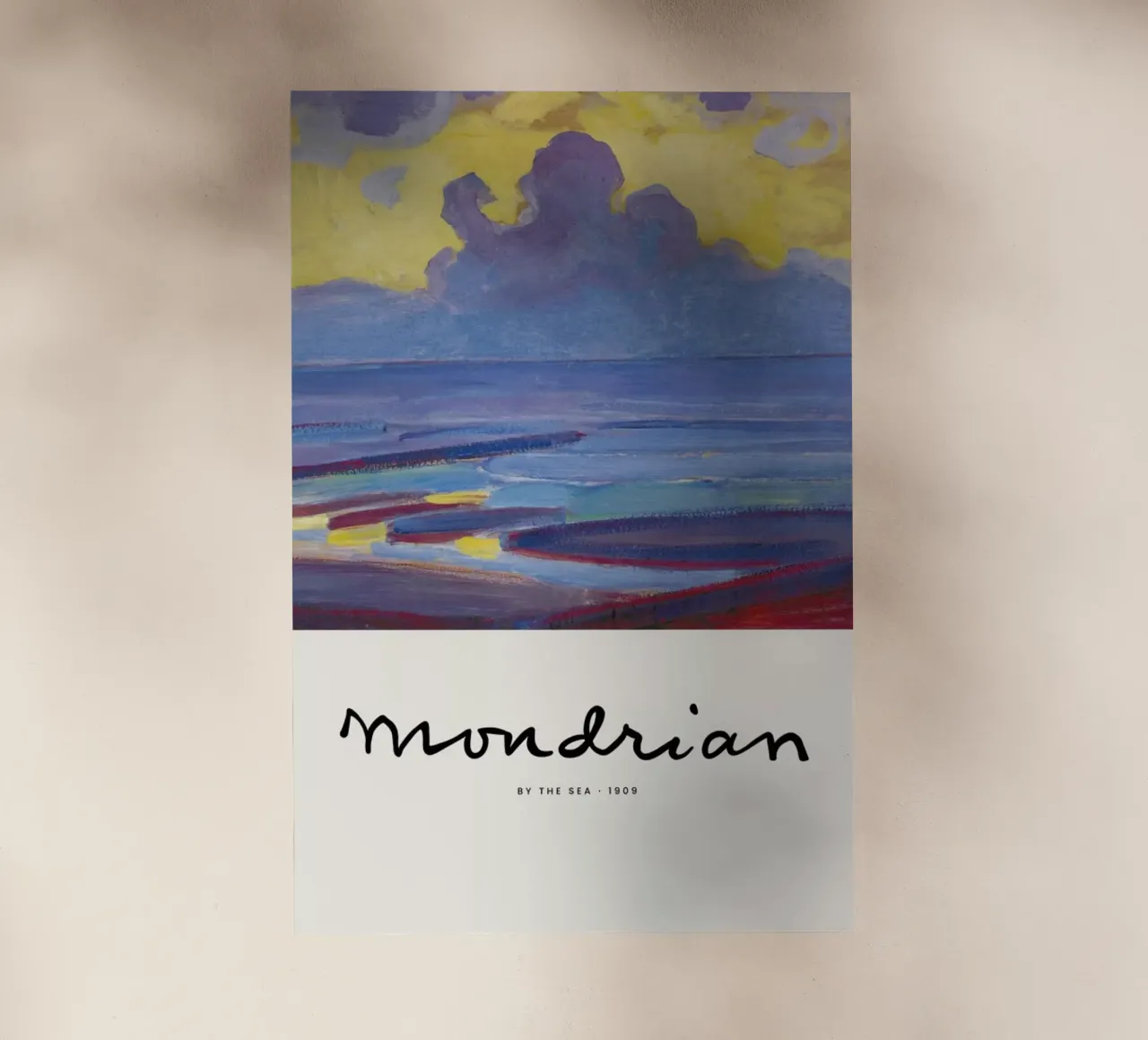 Mondrian – Signed By the Sea pellicola backlit da Vintage by JUNIQE