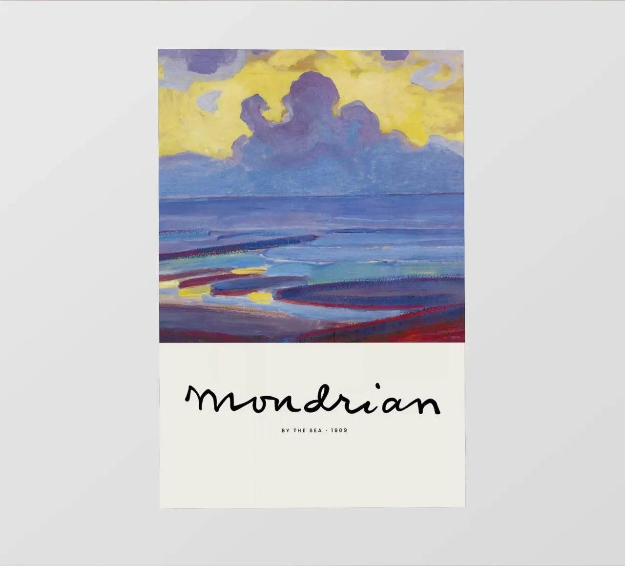 Mondrian – Signed By the Sea telo in pvc da Vintage by JUNIQE