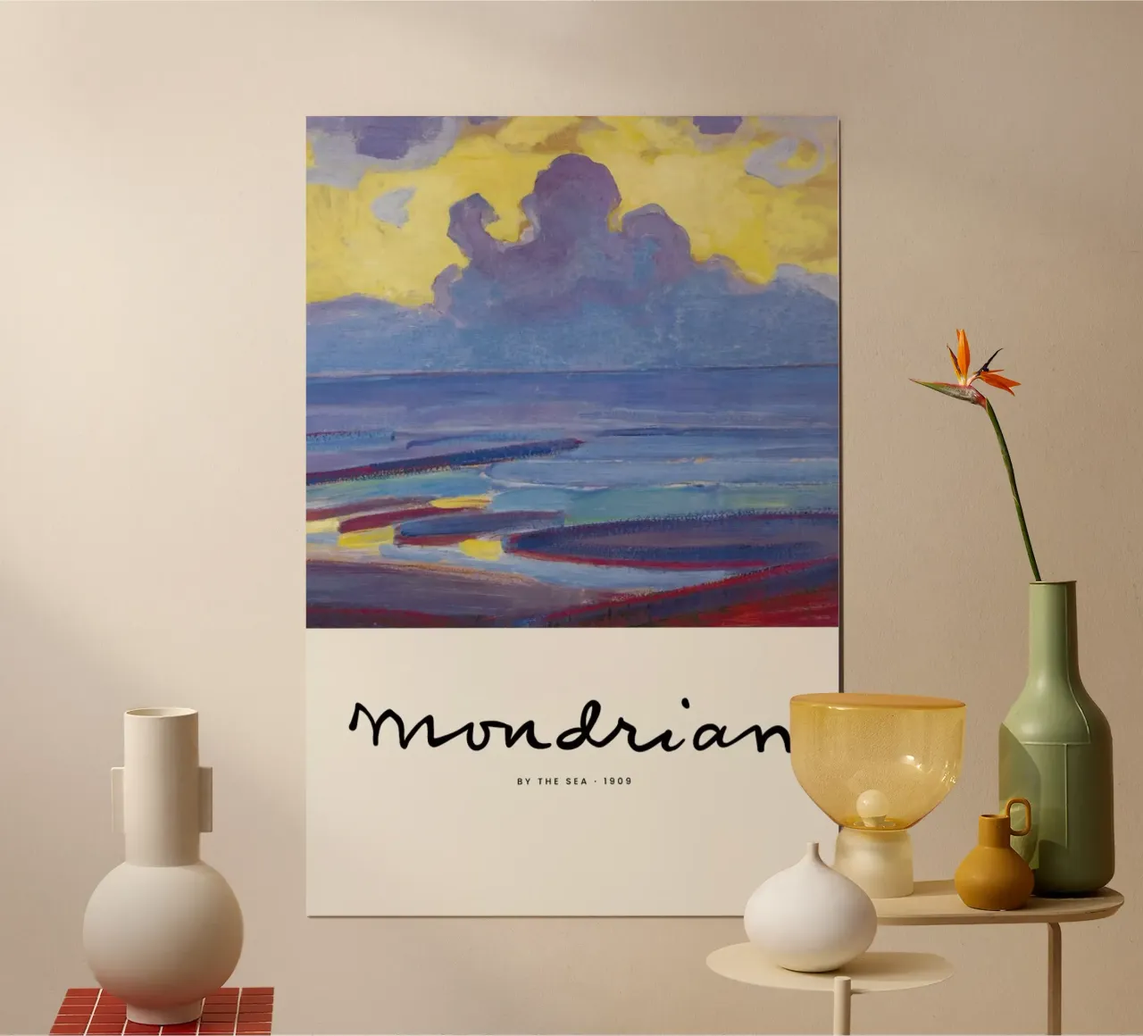 Mondrian – Signed By the Sea carta hahnemühle da Vintage by JUNIQE