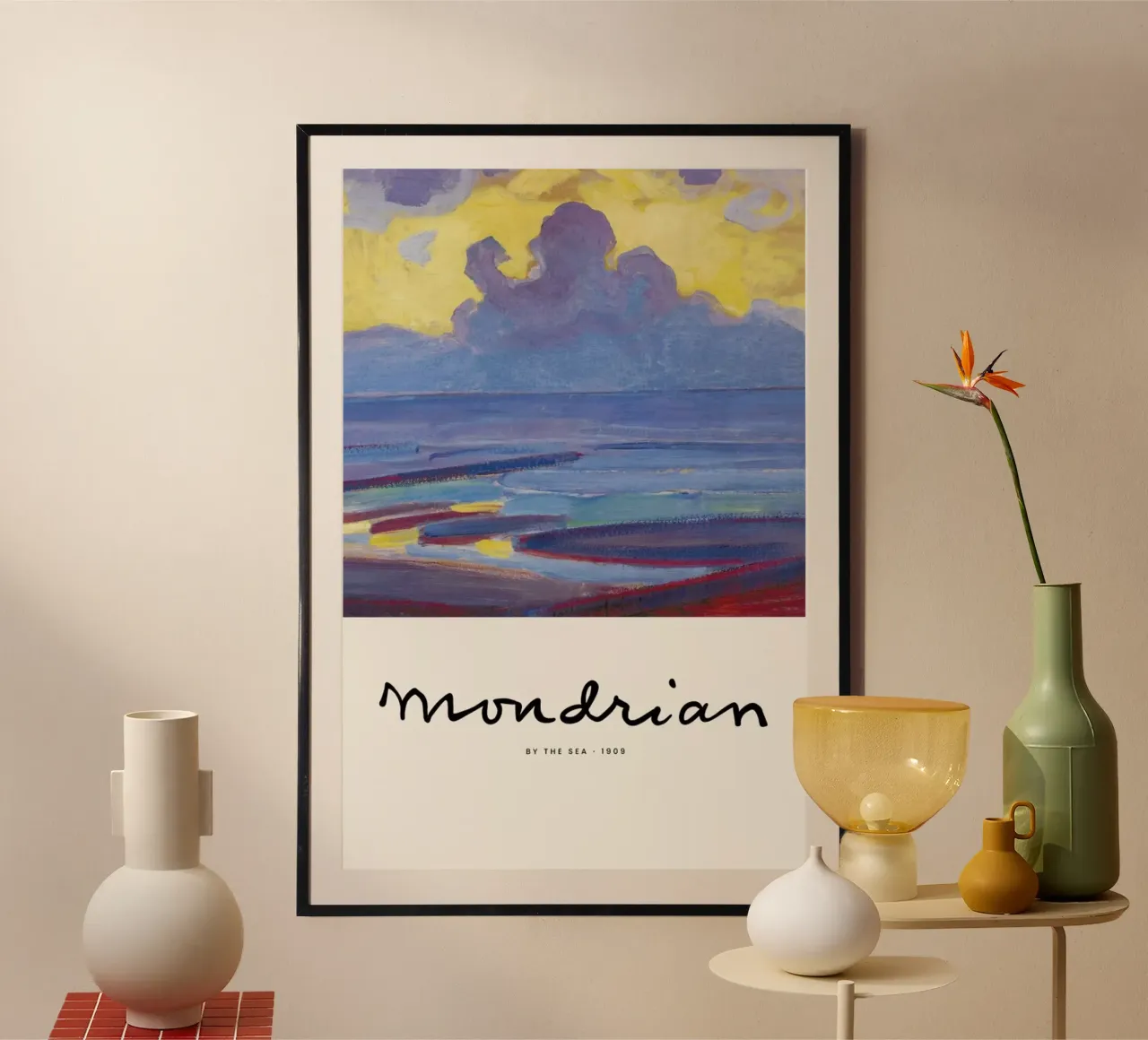 Mondrian – Signed By the Sea carta hahnemühle da Vintage by JUNIQE