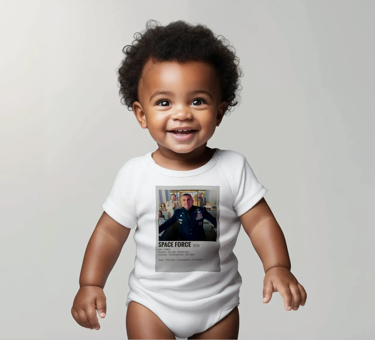 SPACE FORCE 2020 body neonato maniche corte da MVFminimalist