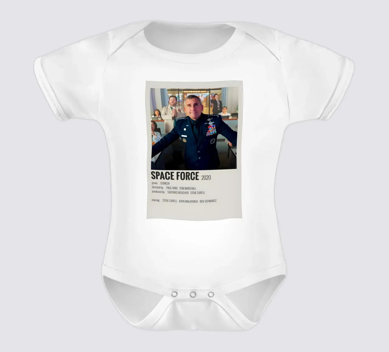 SPACE FORCE 2020 body neonato maniche corte da MVFminimalist