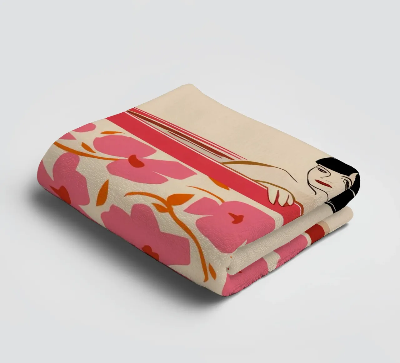 Floral Teacup Dream towel by Stone Decade