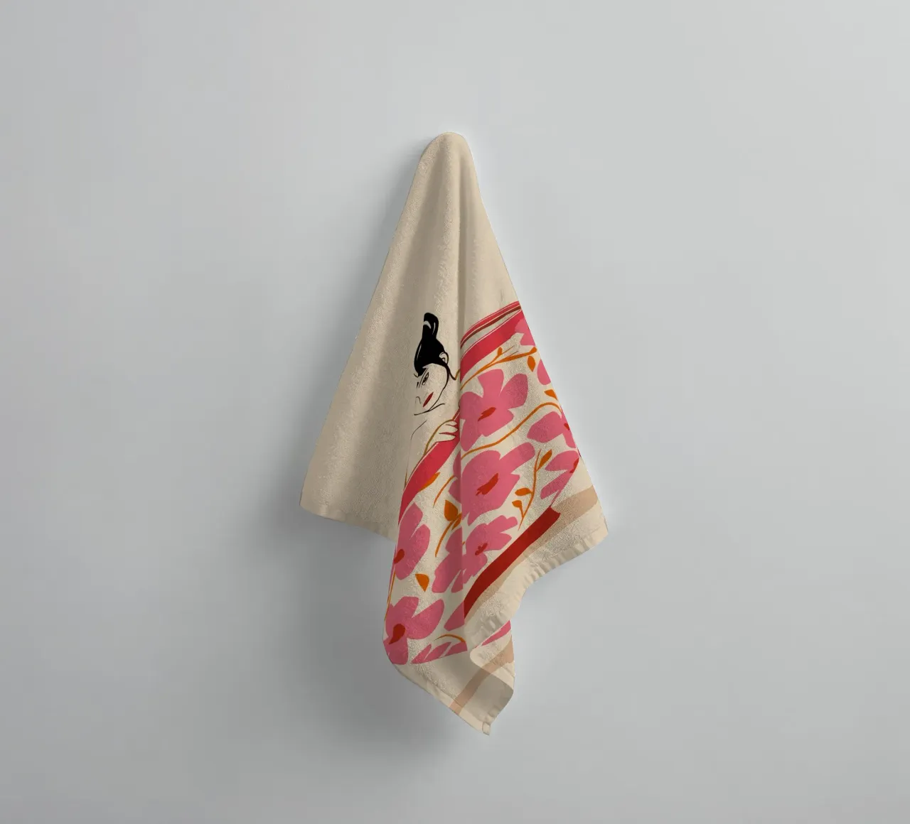 Floral Teacup Dream towel by Stone Decade