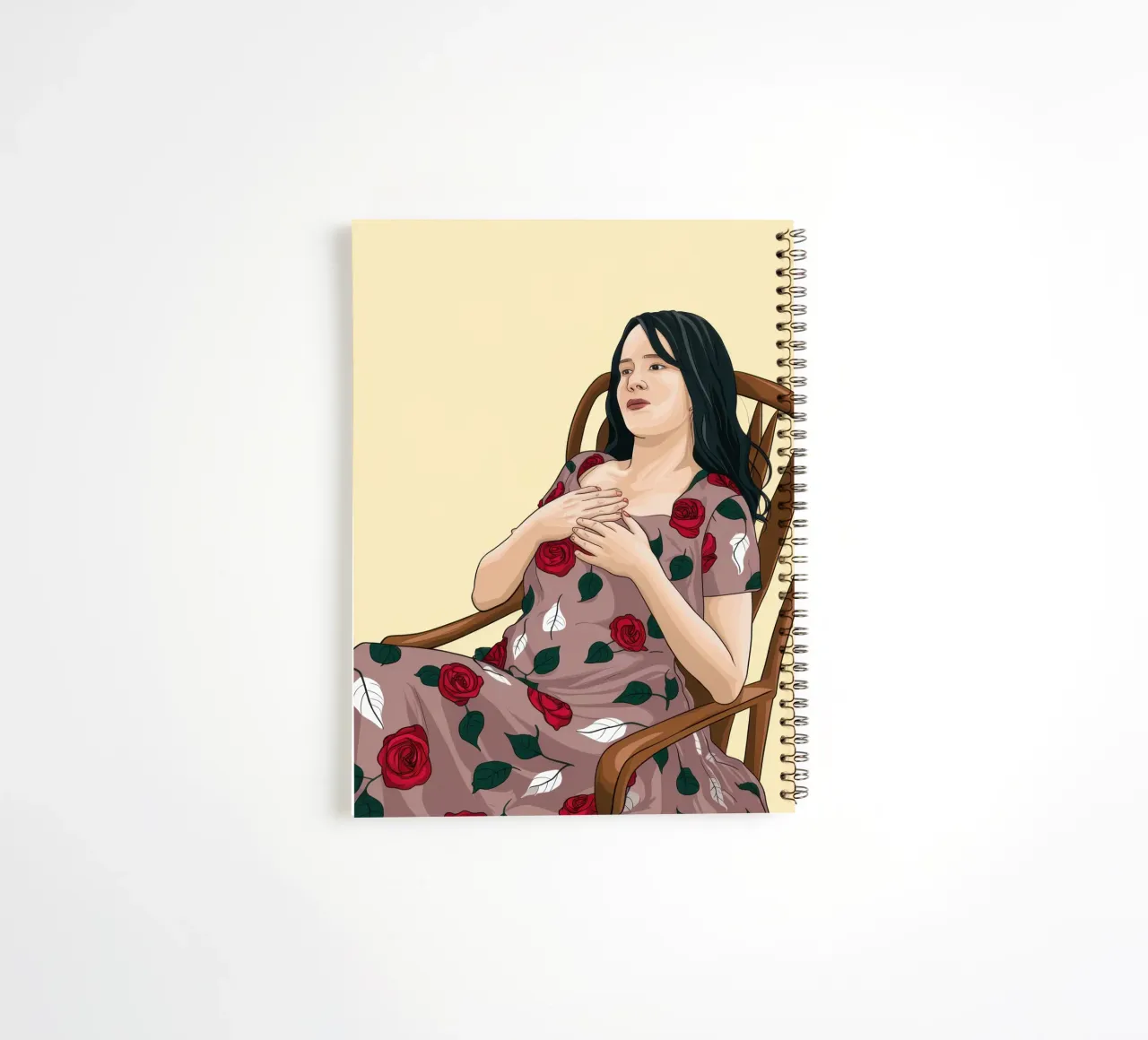 Rocking Chair Daydream spiral notebook by Sentinel Glow