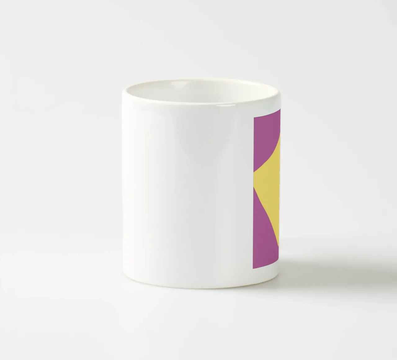 forme astratte semplici tazza in ceramica da pastel color shape