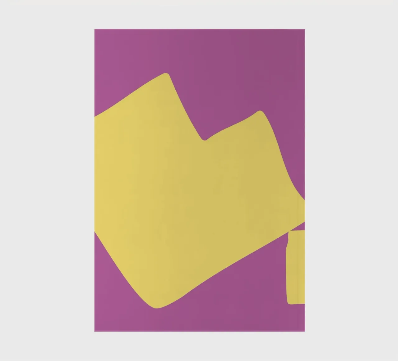 abstract shapes simple notebook by pastel color shape