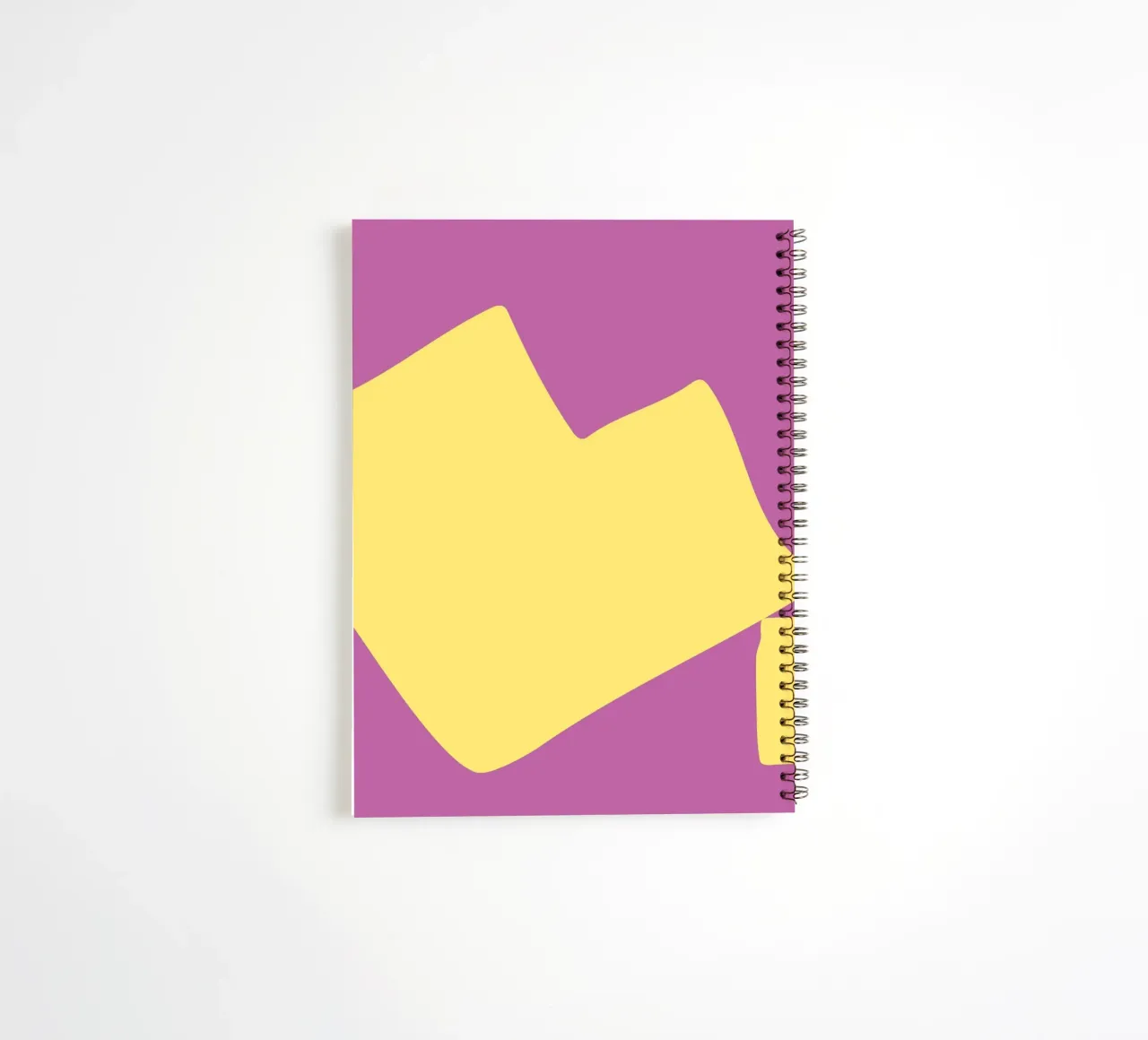 abstract shapes simple spiral notebook by pastel color shape