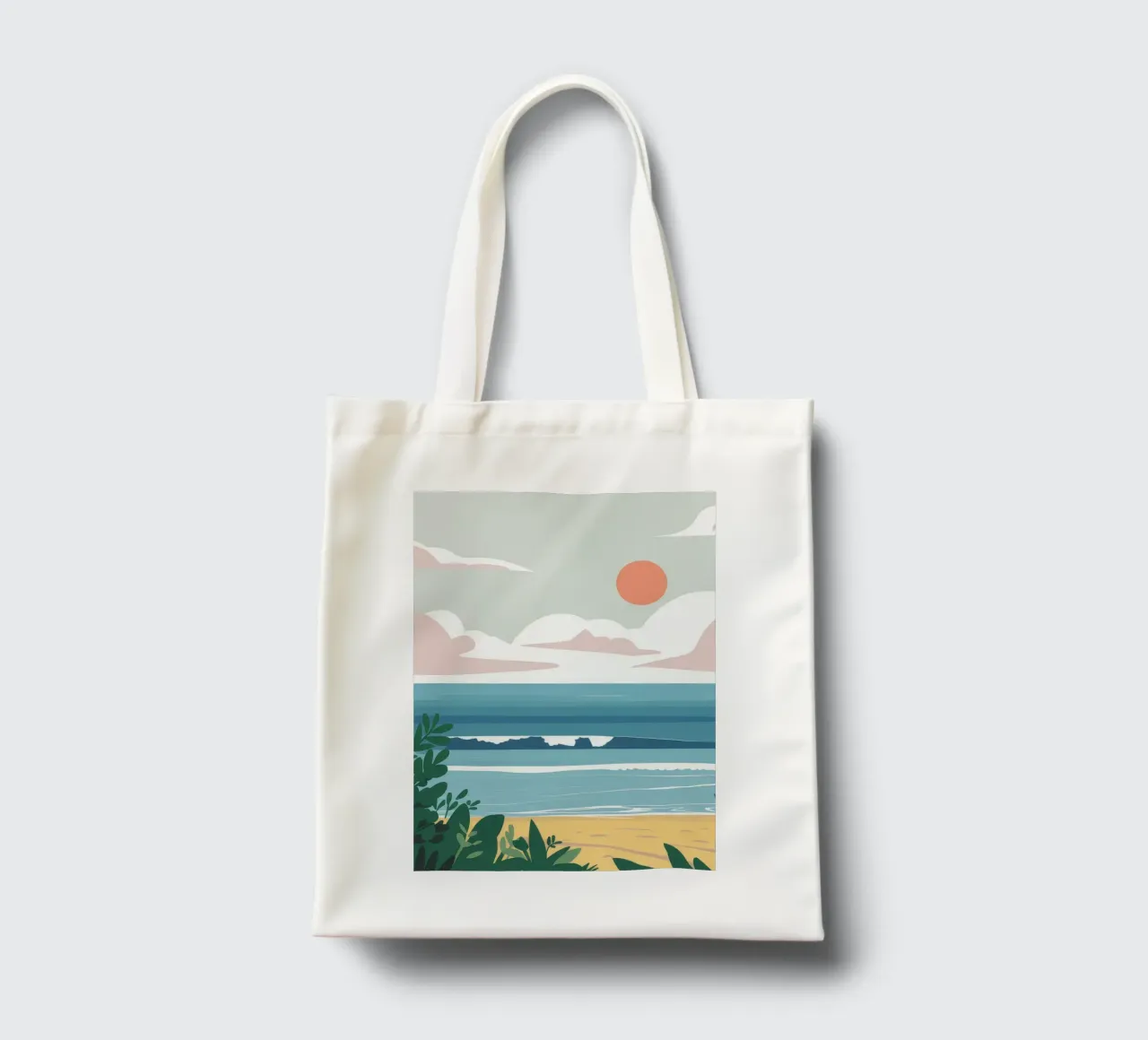 Ocean View Sunset tote bag by Muse Artworks