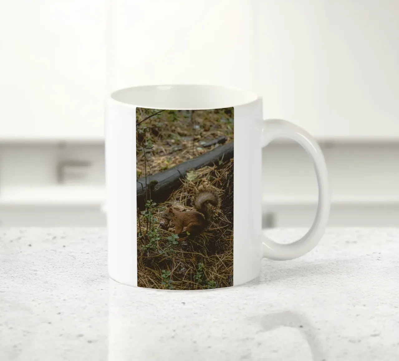 scoiattolo nella foresta tazza in ceramica da animal story home