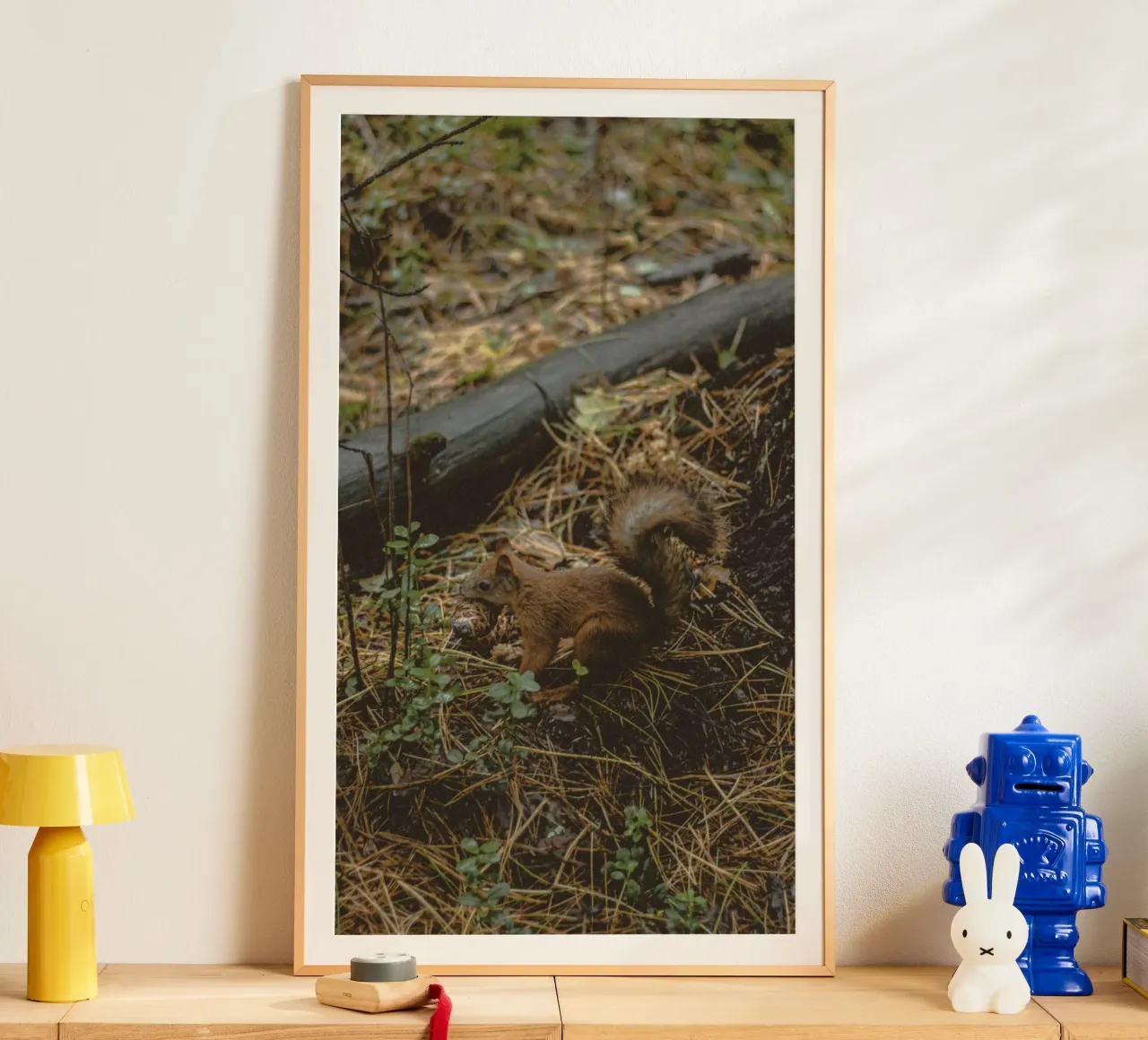 scoiattolo nella foresta poster da animal story home