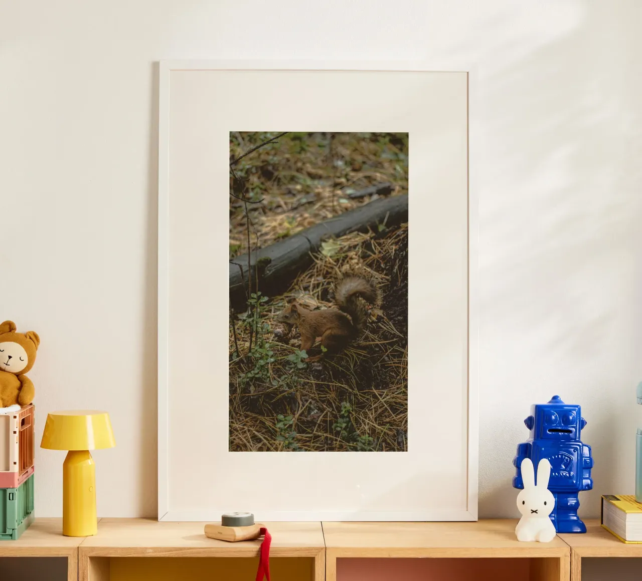 scoiattolo nella foresta poster da animal story home
