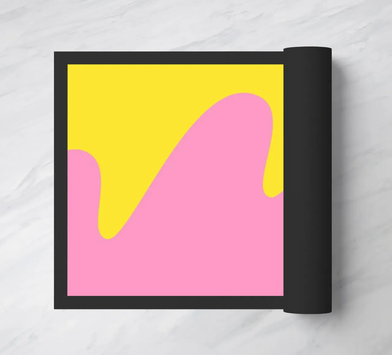 blocchi di colore onde zerbino da pastel color shape