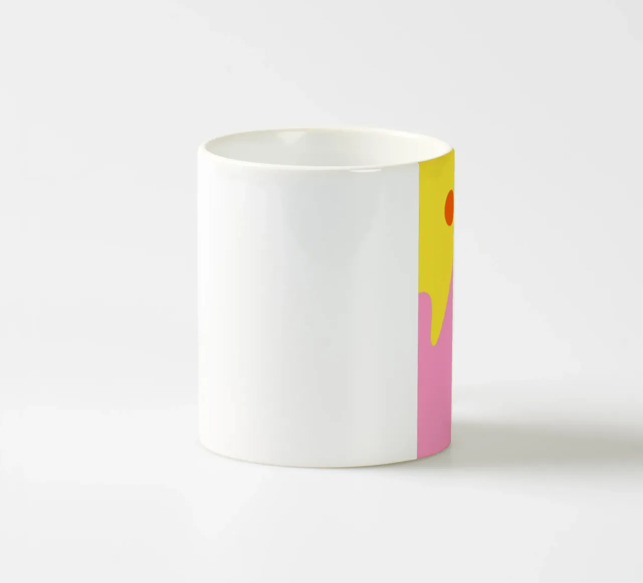 blocchi di colore onde tazza in ceramica da pastel color shape