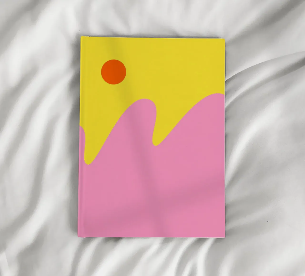 color blocks waves notebook by pastel color shape