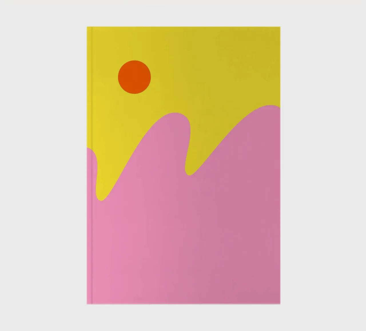 color blocks waves notebook by pastel color shape