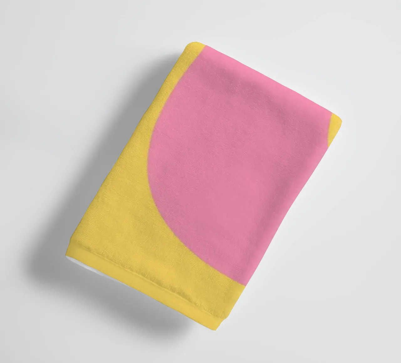 flow abstract shapes towel by pastel color shape