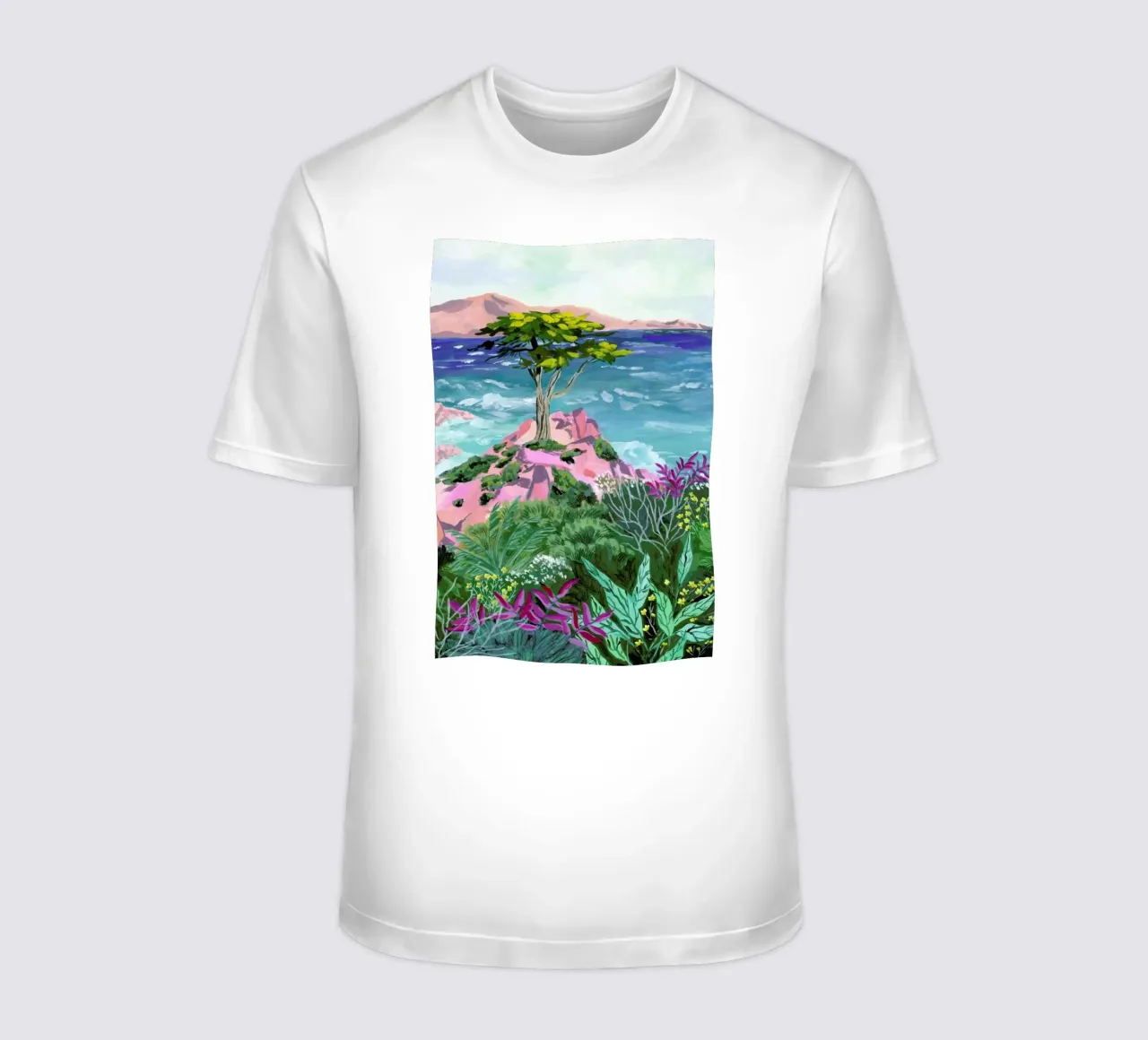 Lone Cypress t-shirt da Sarah Gesek