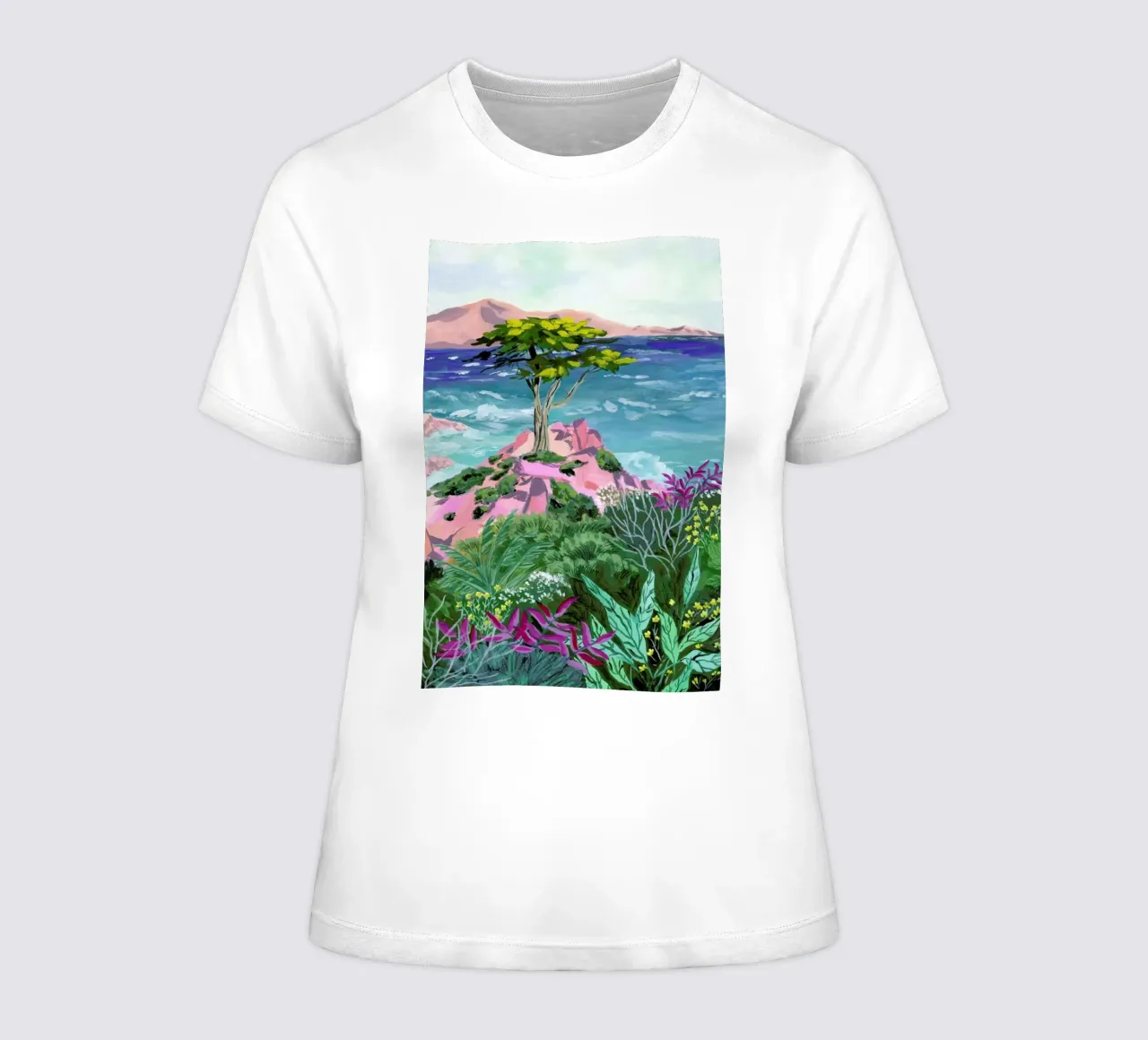 Lone Cypress t-shirt da donna da Sarah Gesek