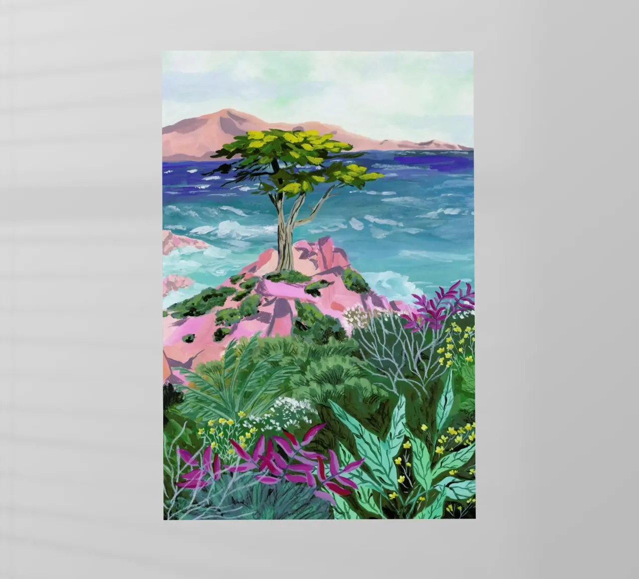 Lone Cypress pellicola backlit da Sarah Gesek