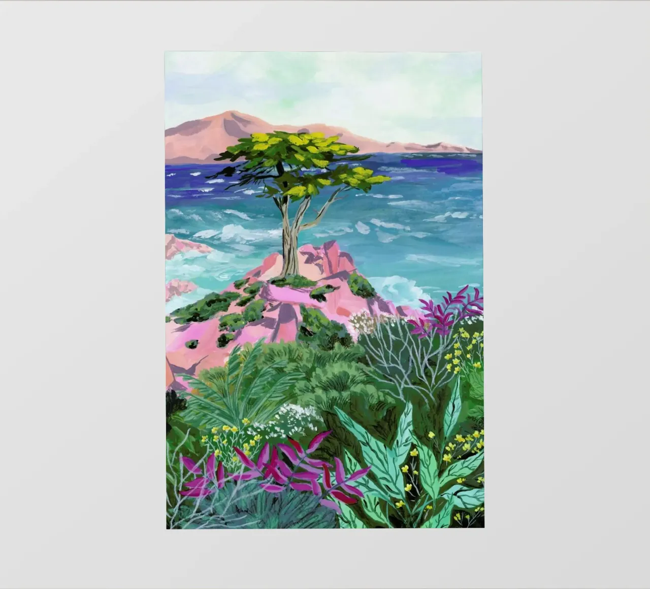 Lone Cypress telo in pvc da Sarah Gesek