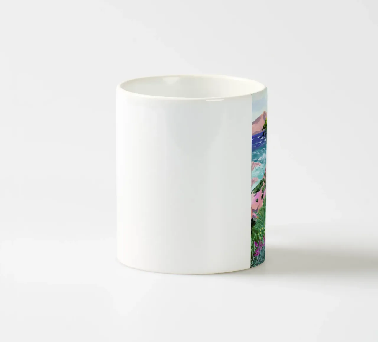 Lone Cypress tazza in ceramica da Sarah Gesek