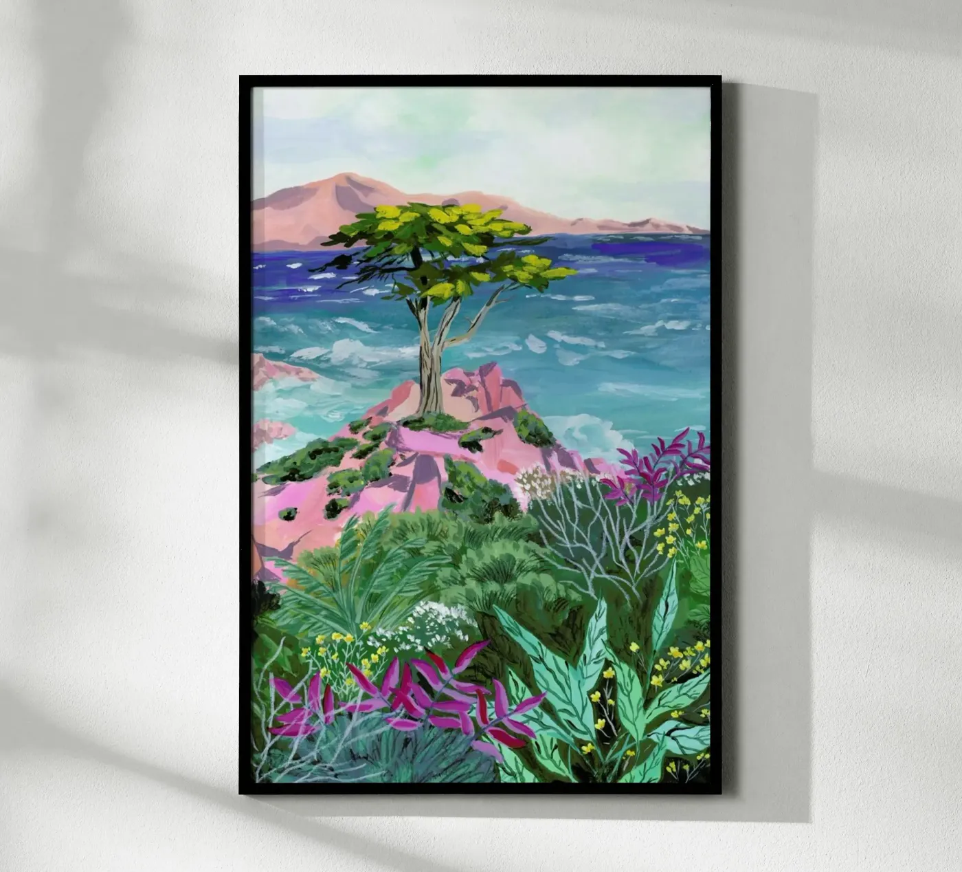 Lone Cypress poster da Sarah Gesek