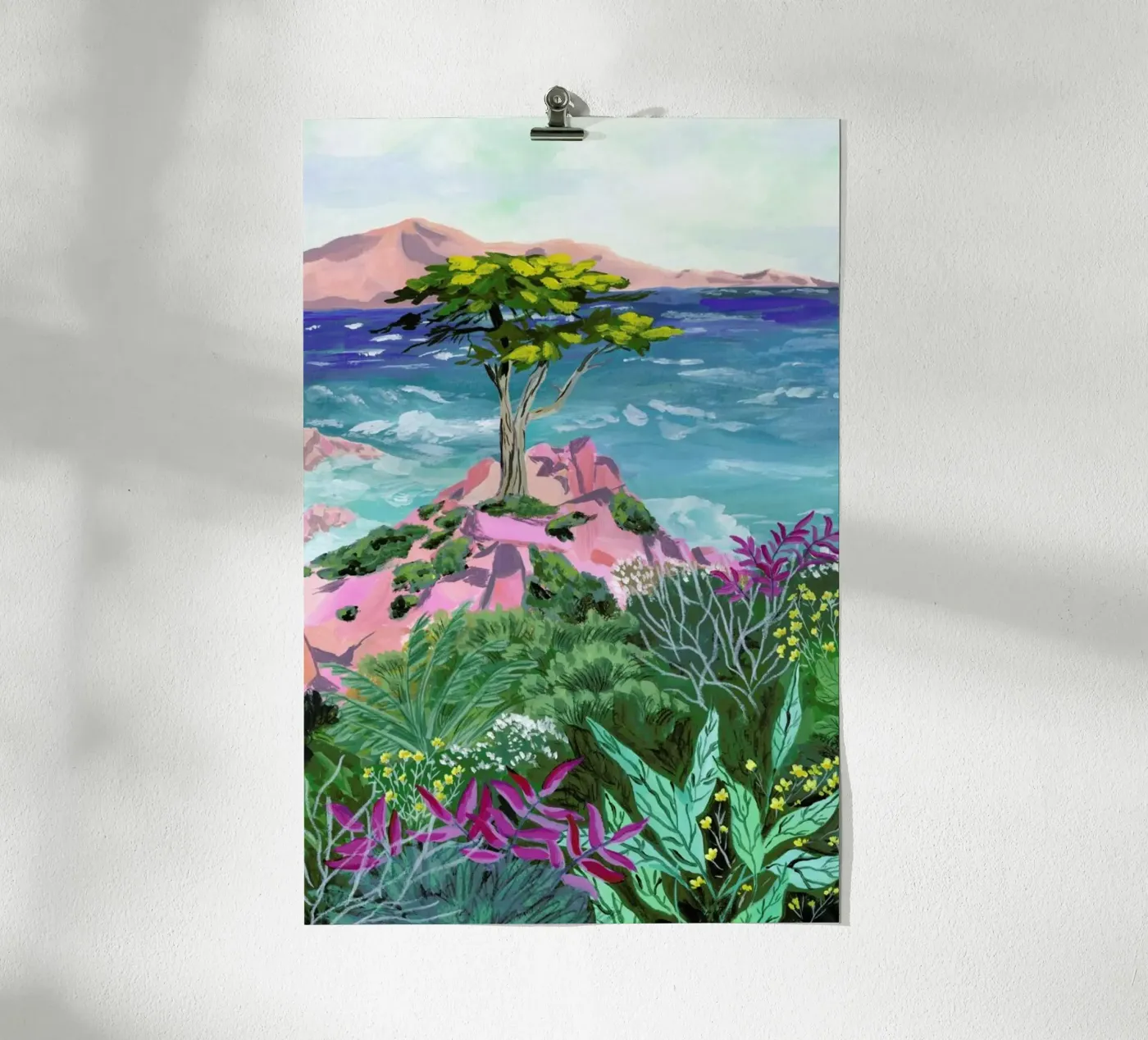 Lone Cypress poster da Sarah Gesek