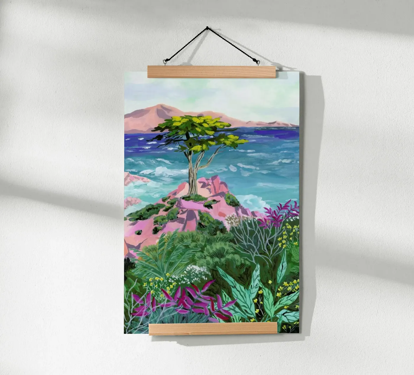 Lone Cypress poster da Sarah Gesek